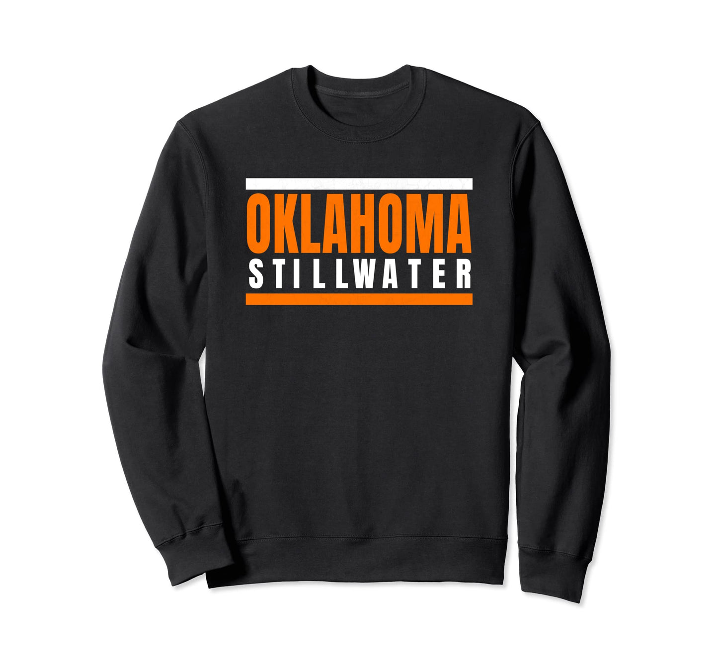Fun Stillwater Oklahoma Orange Sweatshirt - Aesthetic Graphic for Adults - T-Shirt, Sweatshirt, Hoodie