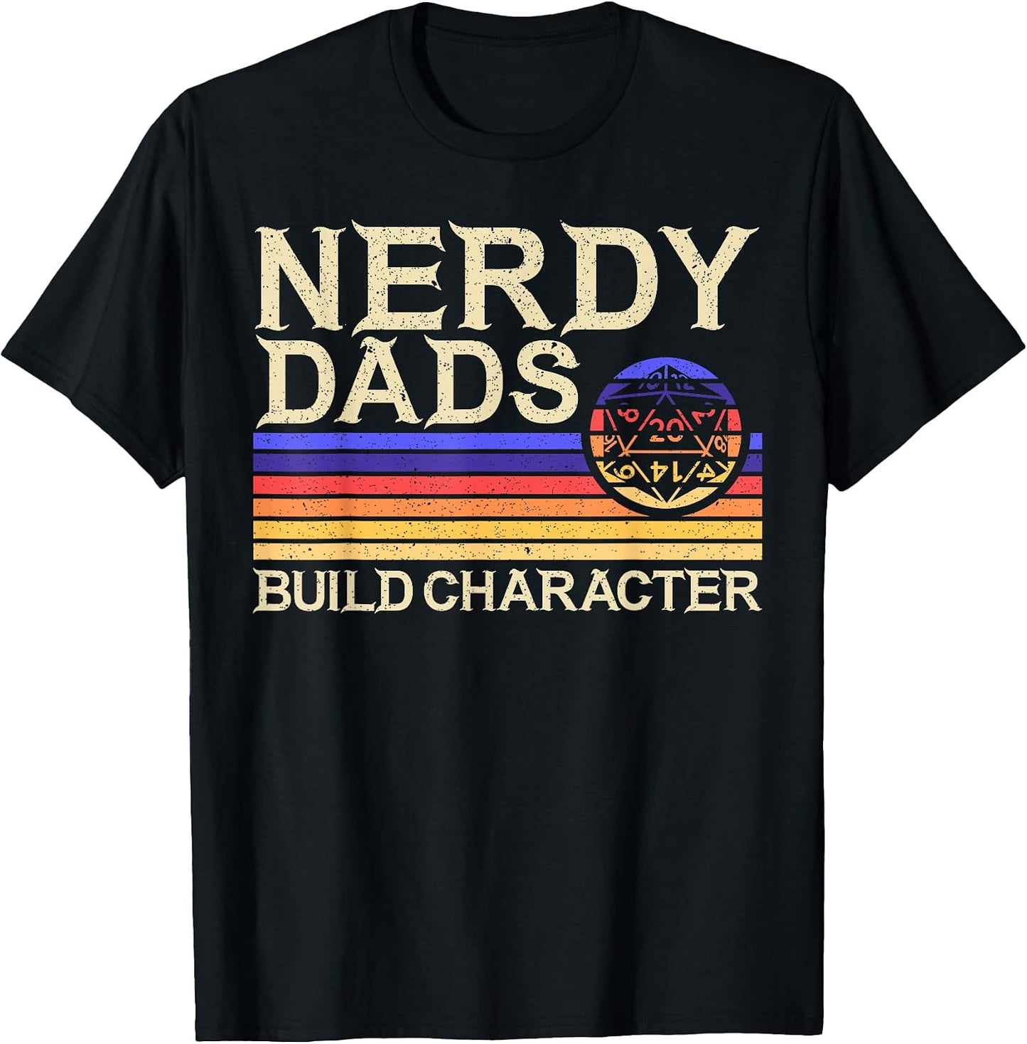 Nerdy Dad RPG Gaming D20 Tabletop Games Funny Gamer - Adult & Kids T-Shirts, Sweatshirts & Hoodies apparel design preview 1