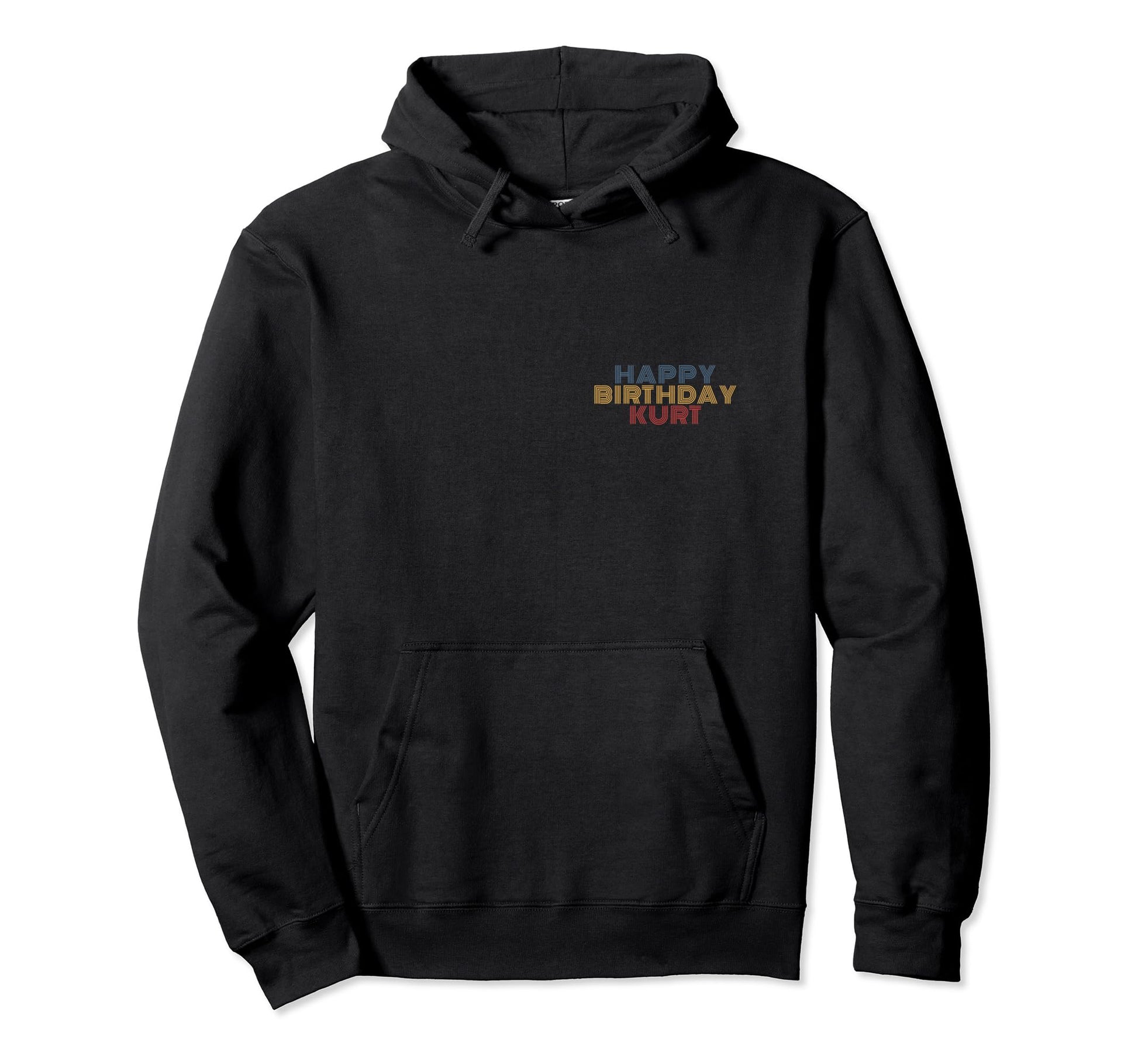 Happy Birthday Kurt Personalized Name Hoodie - Unique Graphic Men Women - T-Shirt, Sweatshirt, Hoodie