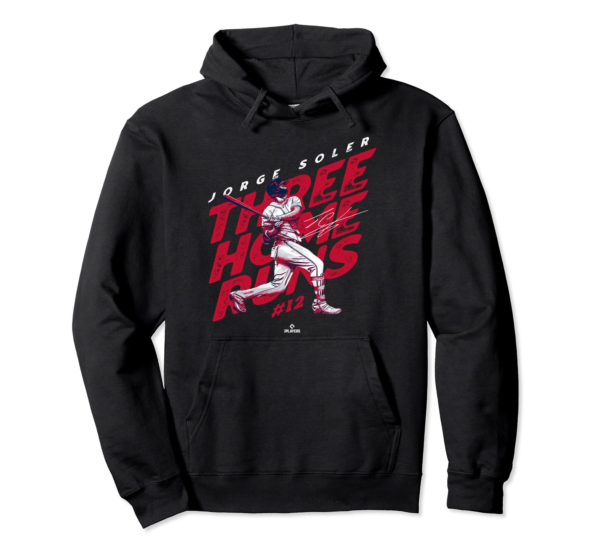 3 Home Runs Mlbpa Jorge Soler Atlanta Hoodie - Custom Art Print Unisex - T-Shirt, Sweatshirt, Hoodie