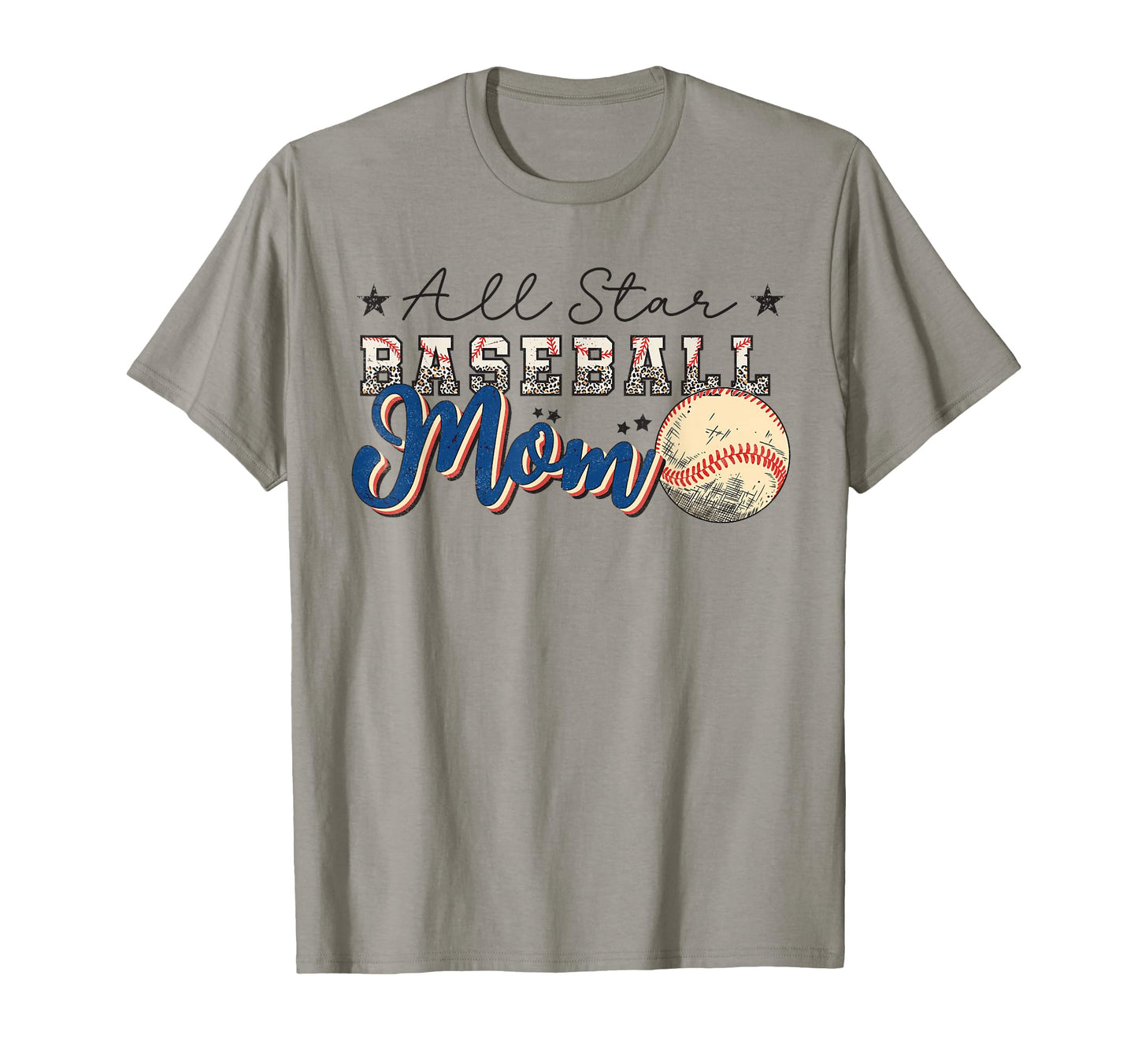 All Star Baseball Mom T-Shirt - Custom Art Print Unisex - T-Shirt, Sweatshirt, Hoodie