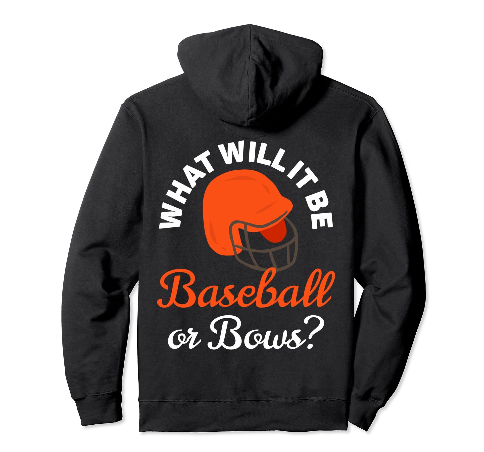 Baseball Bows Sports Fans Hoodie - Trendy Graphic Unisex - T-Shirt, Sweatshirt, Hoodie