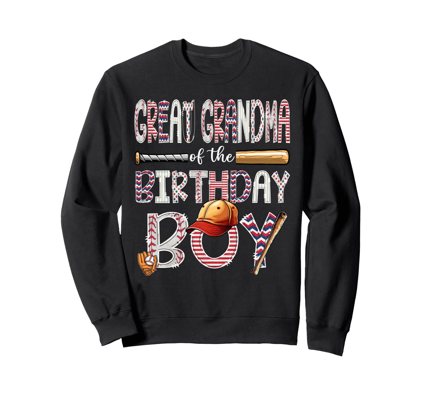 Great Grandma Birthday Baseball Sweatshirt - Minimalist Print Unisex - T-Shirt, Sweatshirt, Hoodie