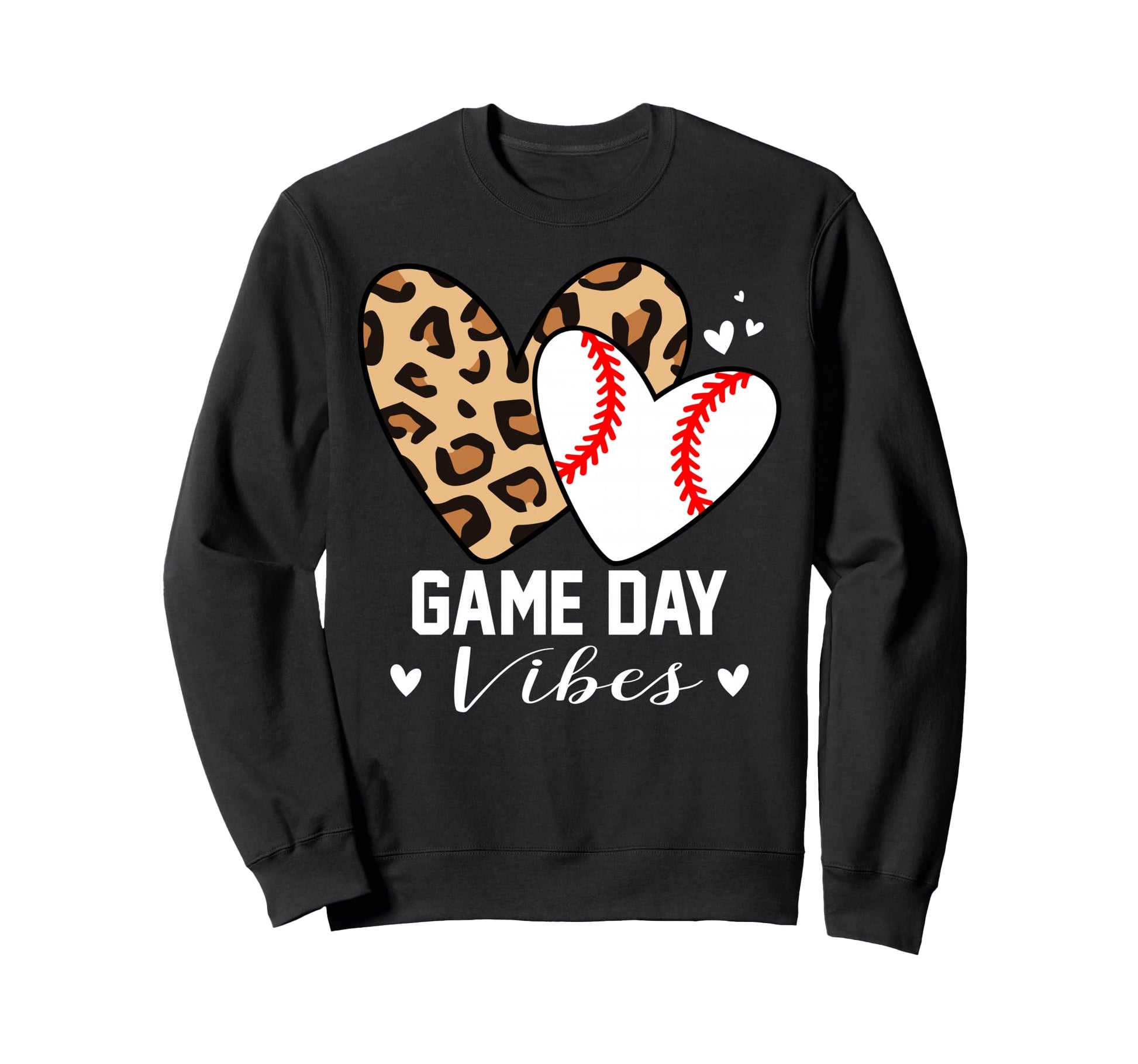 Game Day Vibes Funny Baseball Mom Sweatshirt - Fun Novelty Design Unisex - T-Shirt, Sweatshirt, Hoodie