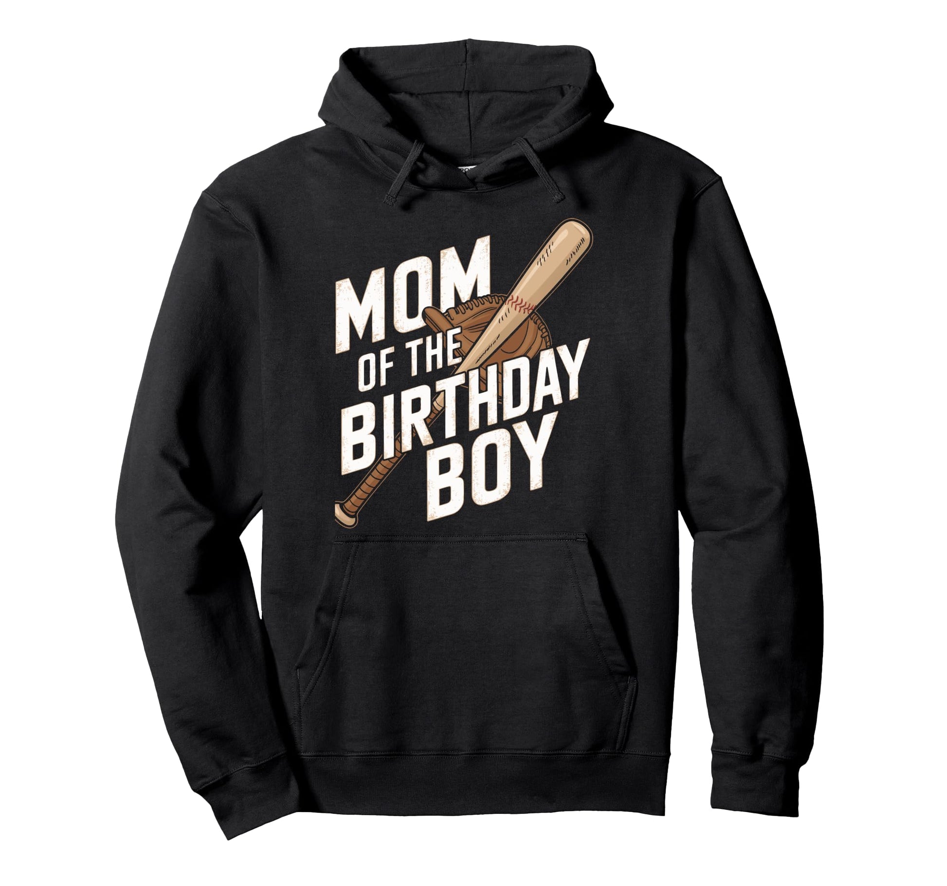 Mom Birthday Baseball Party Mother Hoodie - Unique Graphic for Adults - T-Shirt, Sweatshirt, Hoodie