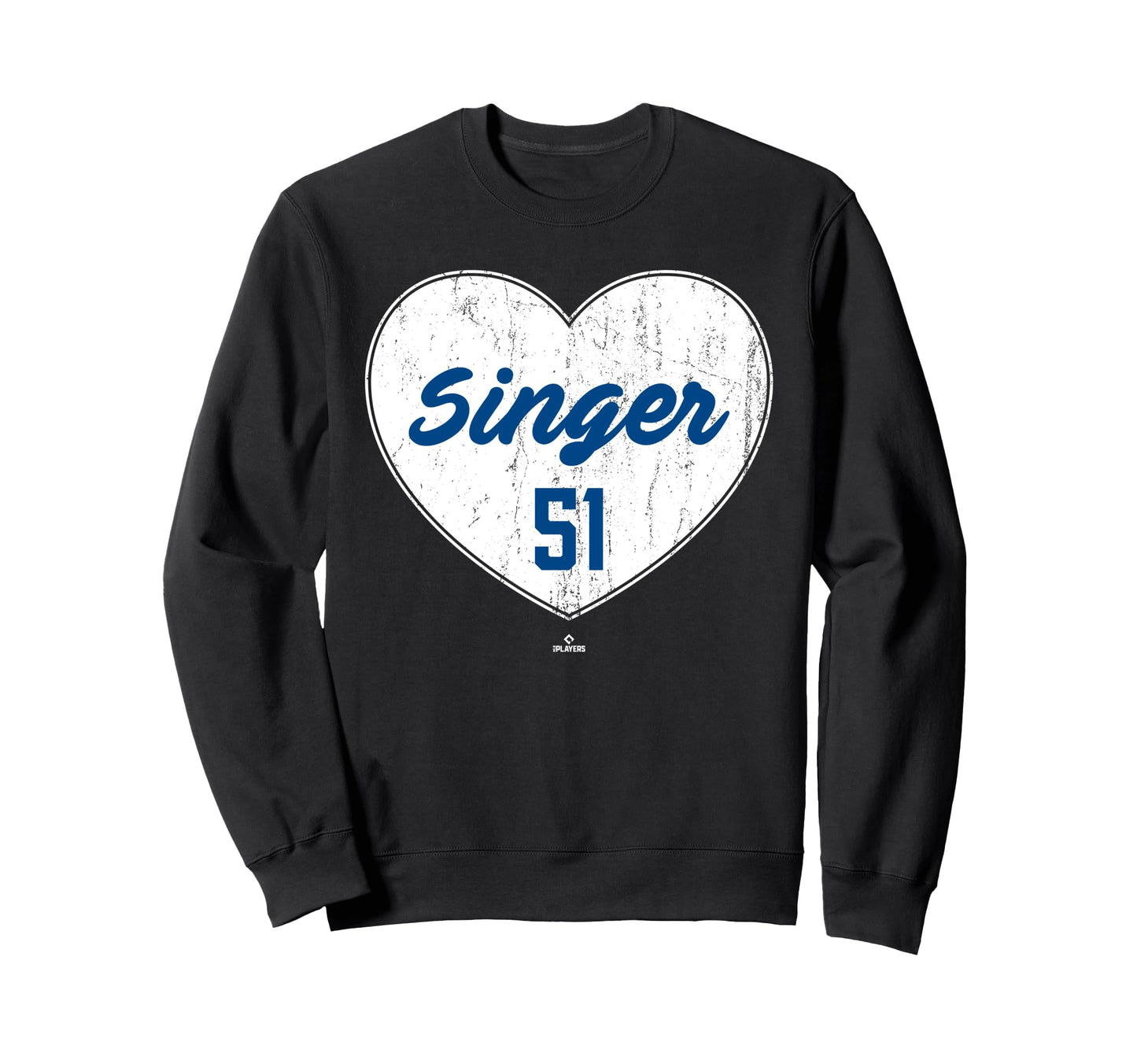 Distressed Heart Brady Singer Kansas Sweatshirt - Unique Graphic Men Women - T-Shirt, Sweatshirt, Hoodie