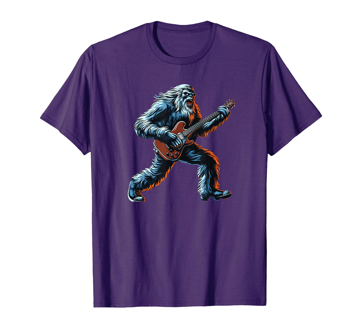 Funny Bigfoot Sasquatch Rock Big Foot T-Shirt - Custom Art Print Unisex - T-Shirt, Sweatshirt, Hoodie