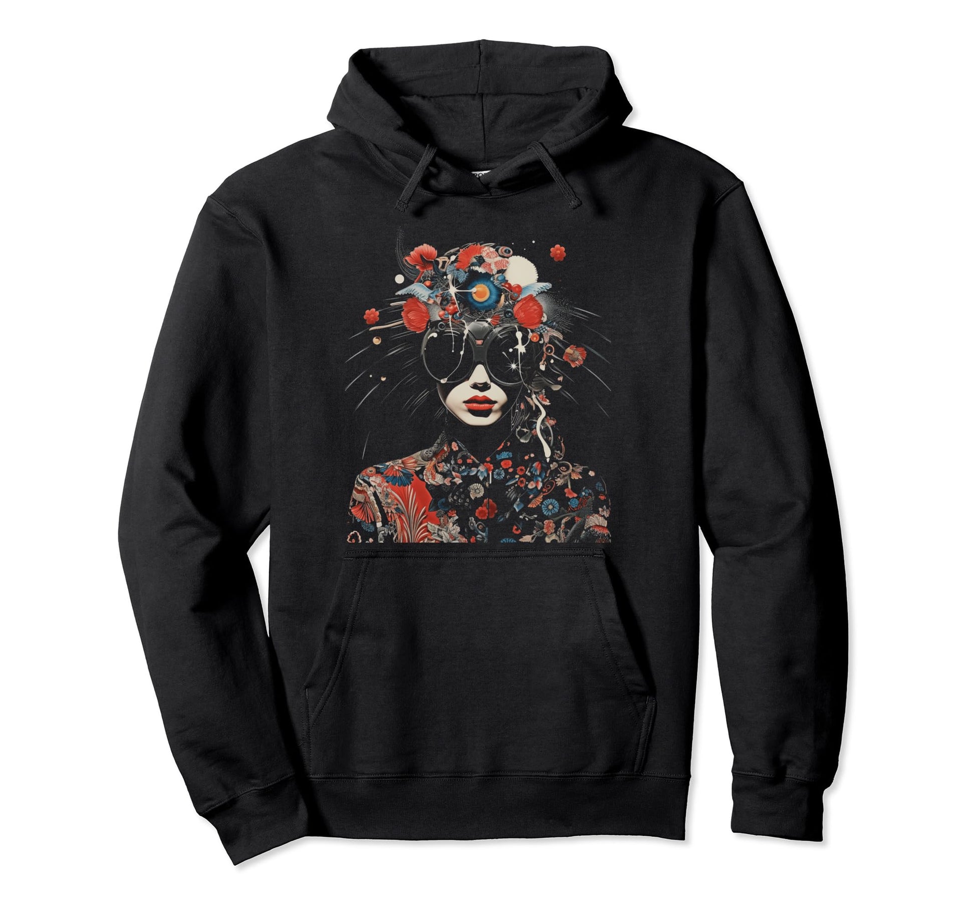 Japanese Y2K Aesthetic Surreal Tokyo Hoodie - Novelty Apparel for Adults - T-Shirt, Sweatshirt, Hoodie
