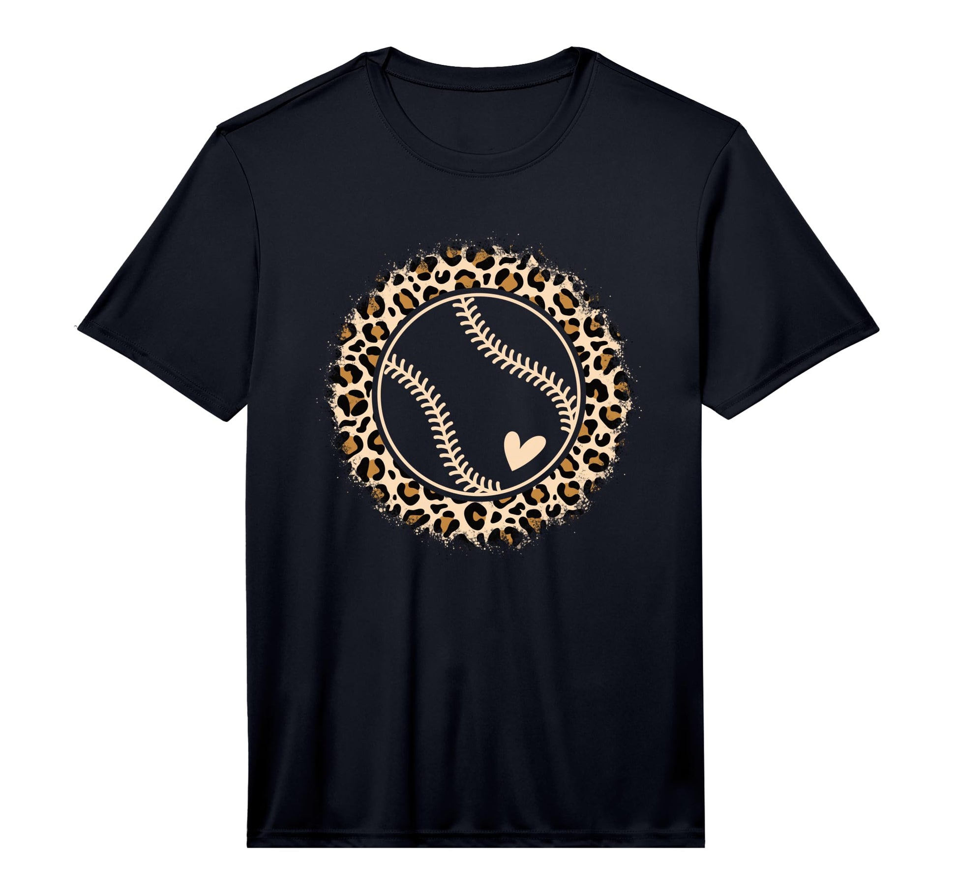 Baseball Leopard Baseball Player T-Shirt - Unique Graphic Men Women - T-Shirt, Sweatshirt, Hoodie
