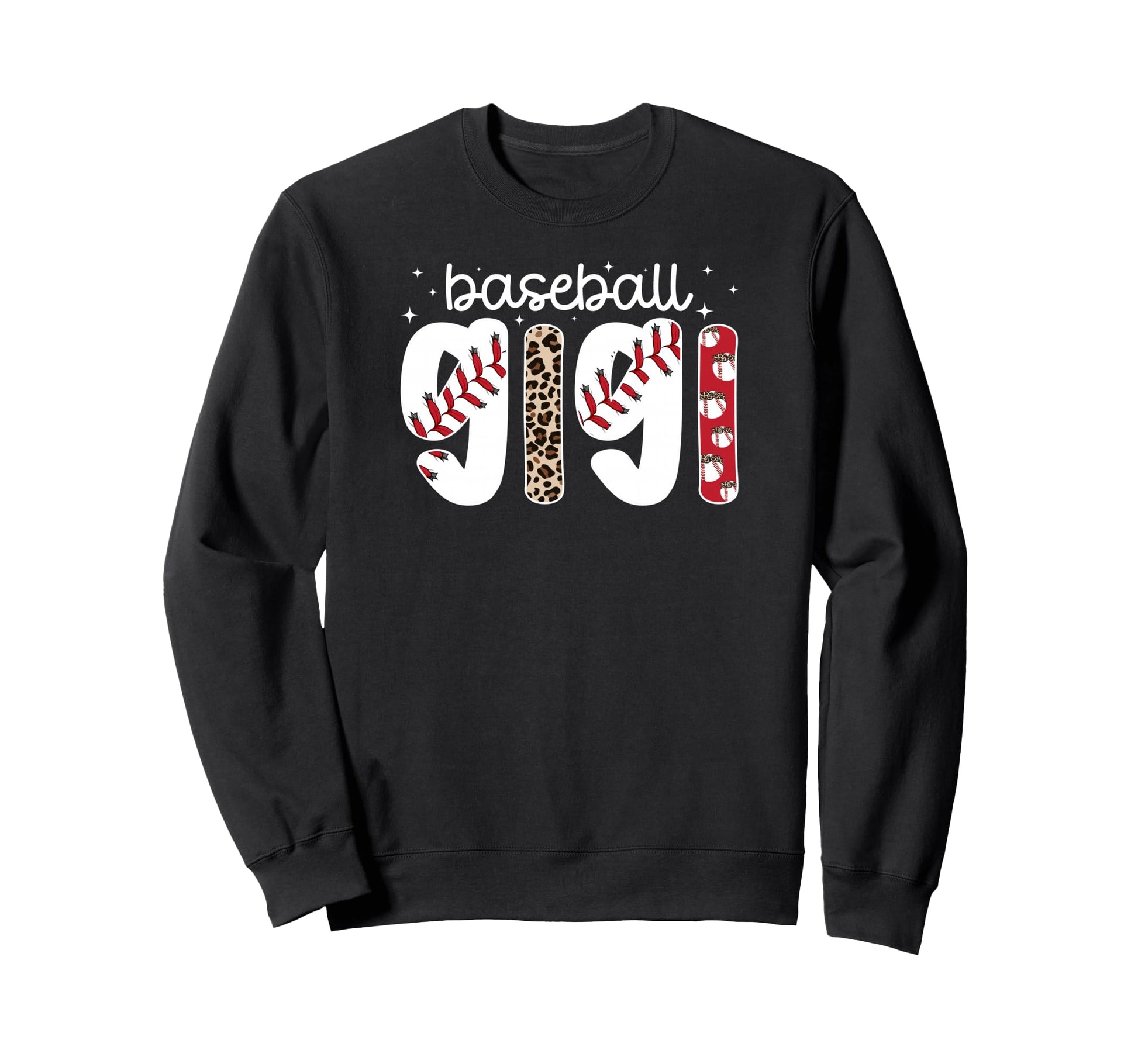 Baseball Gigi Leopard Gigi Baseball Sweatshirt - Streetwear Style Unisex - T-Shirt, Sweatshirt, Hoodie