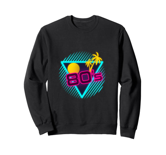80S Synthwave Sunset Aesthetic Vibes Sweatshirt - Graphic Print Men Women - T-Shirt, Sweatshirt, Hoodie