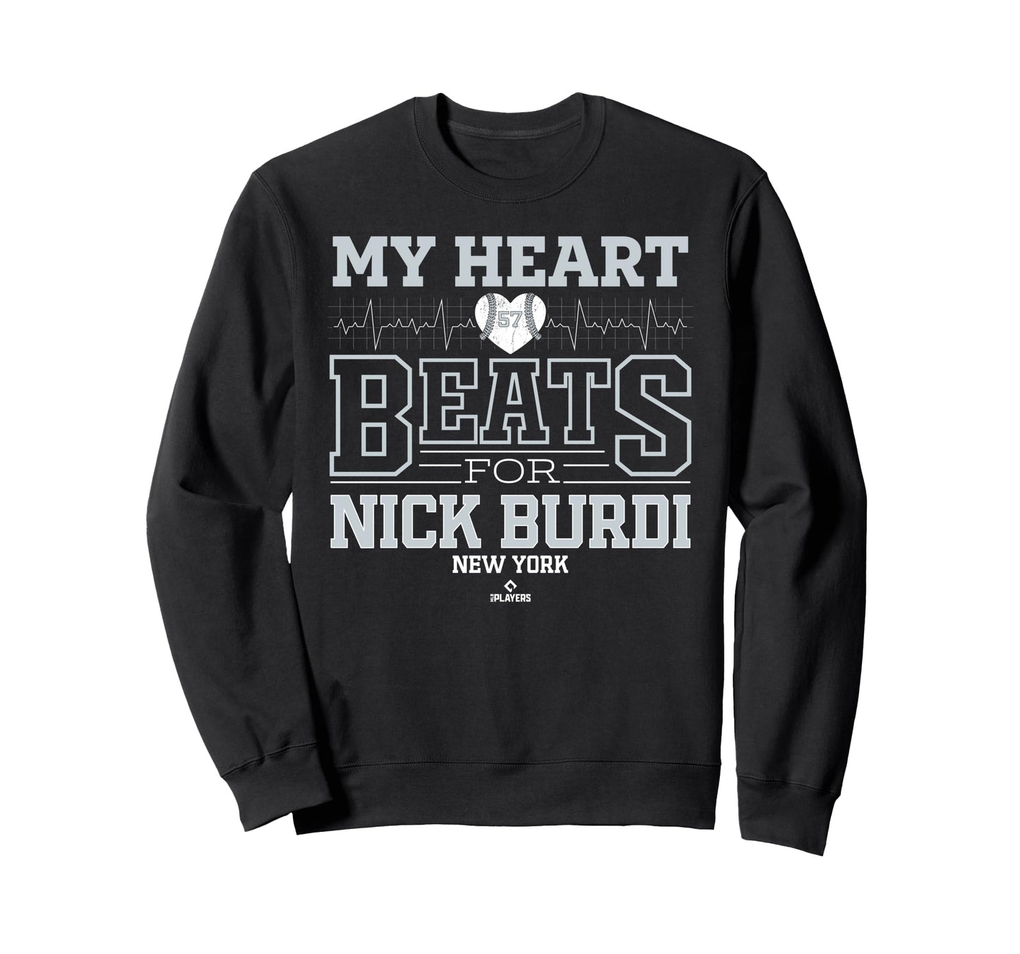 My Heart Beats Nick Burdi New York Sweatshirt - Streetwear Style Unisex - T-Shirt, Sweatshirt, Hoodie