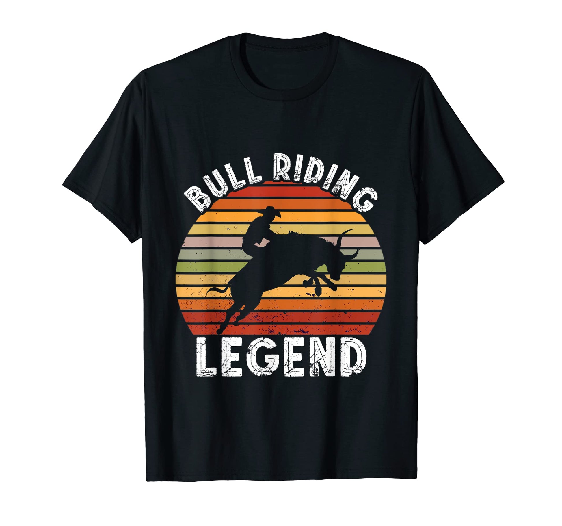 Bull Riding Legend Rodeo Cowboy Bull T-Shirt - Trendy Graphic for Adults - T-Shirt, Sweatshirt, Hoodie