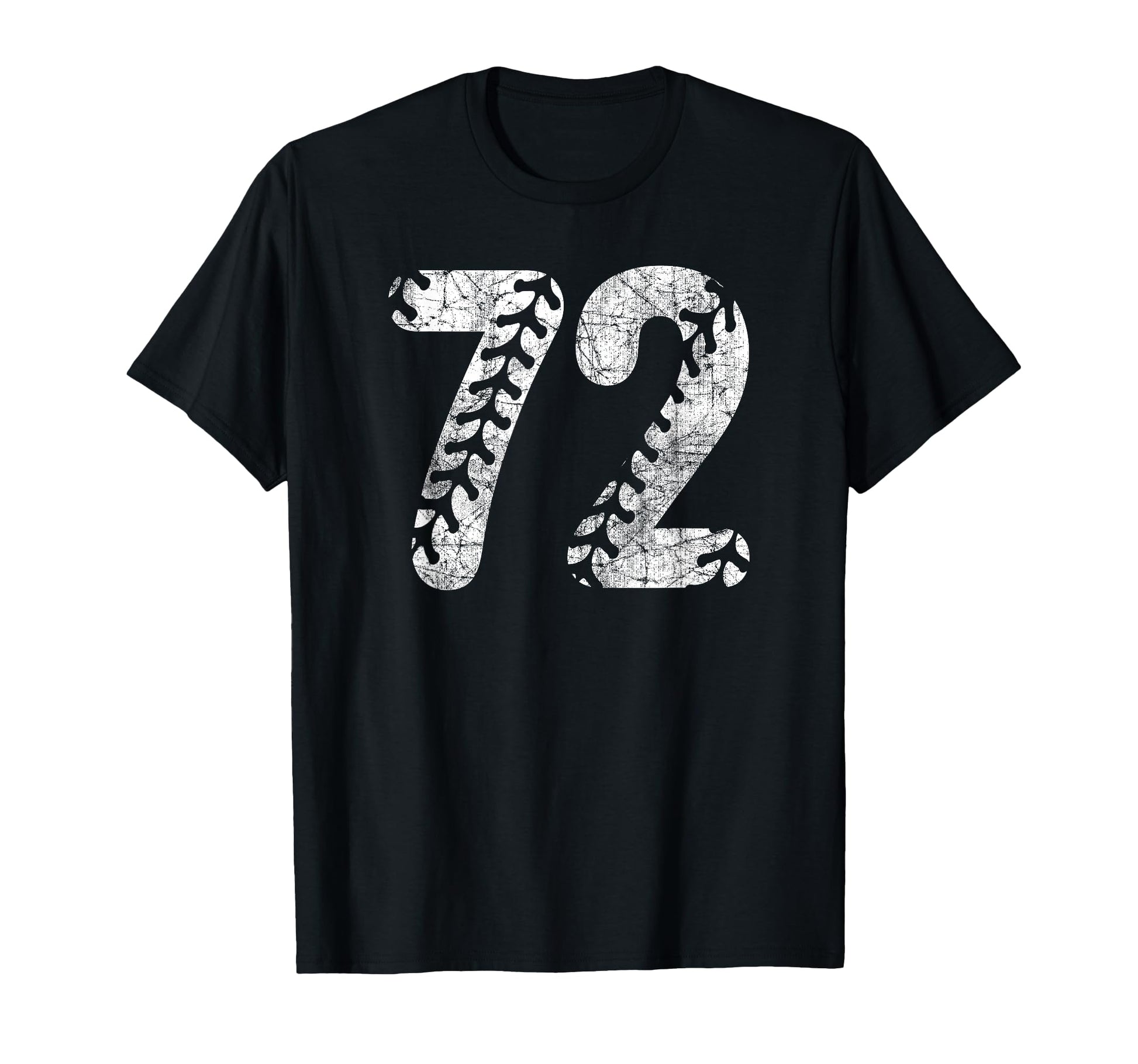 Baseball Softball Mom 72 Number 72 T-Shirt - Custom Art Print for Adults - T-Shirt, Sweatshirt, Hoodie