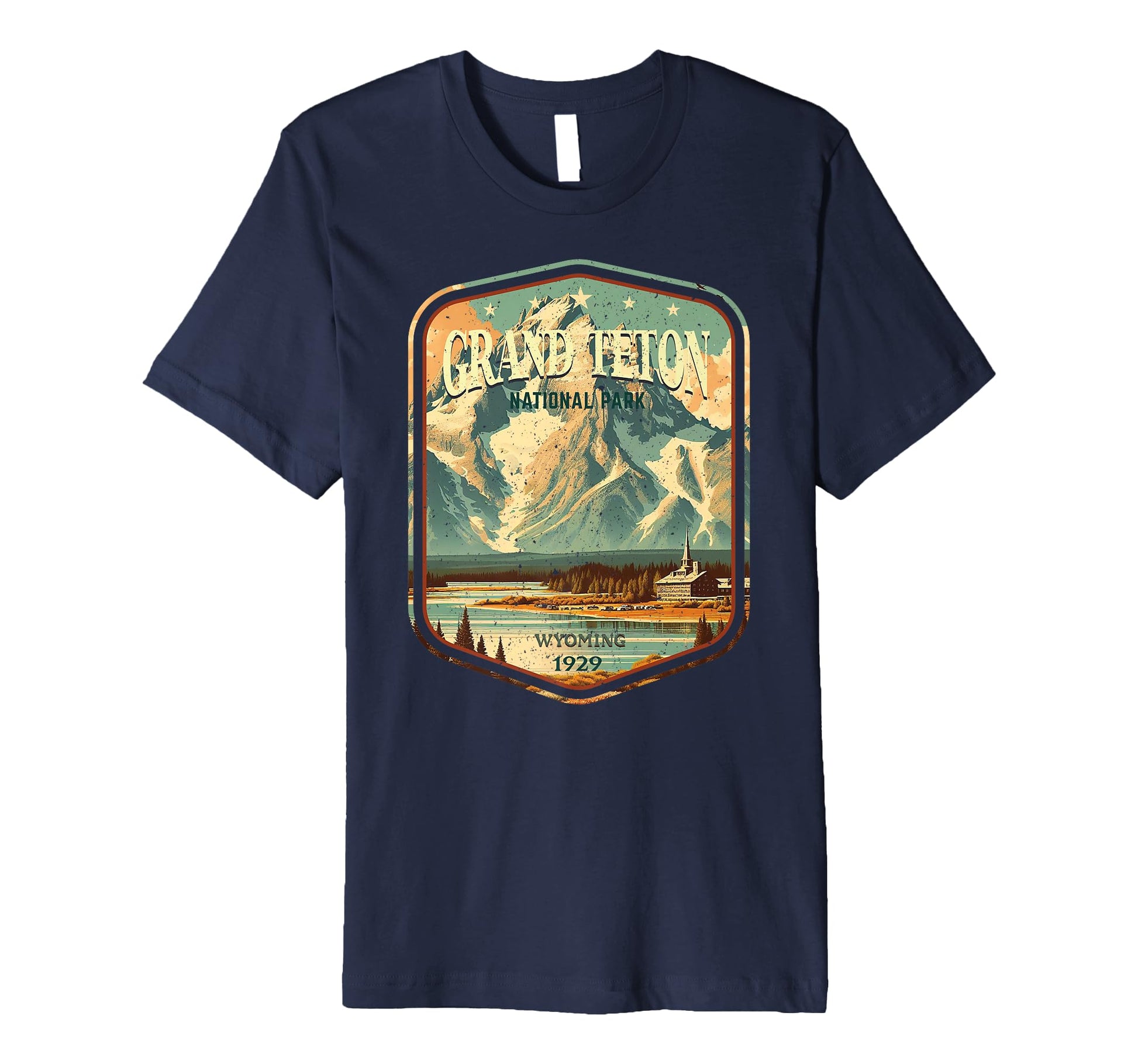 Grand Teton National Park Stars T-Shirt - Aesthetic Graphic for Adults - T-Shirt, Sweatshirt, Hoodie