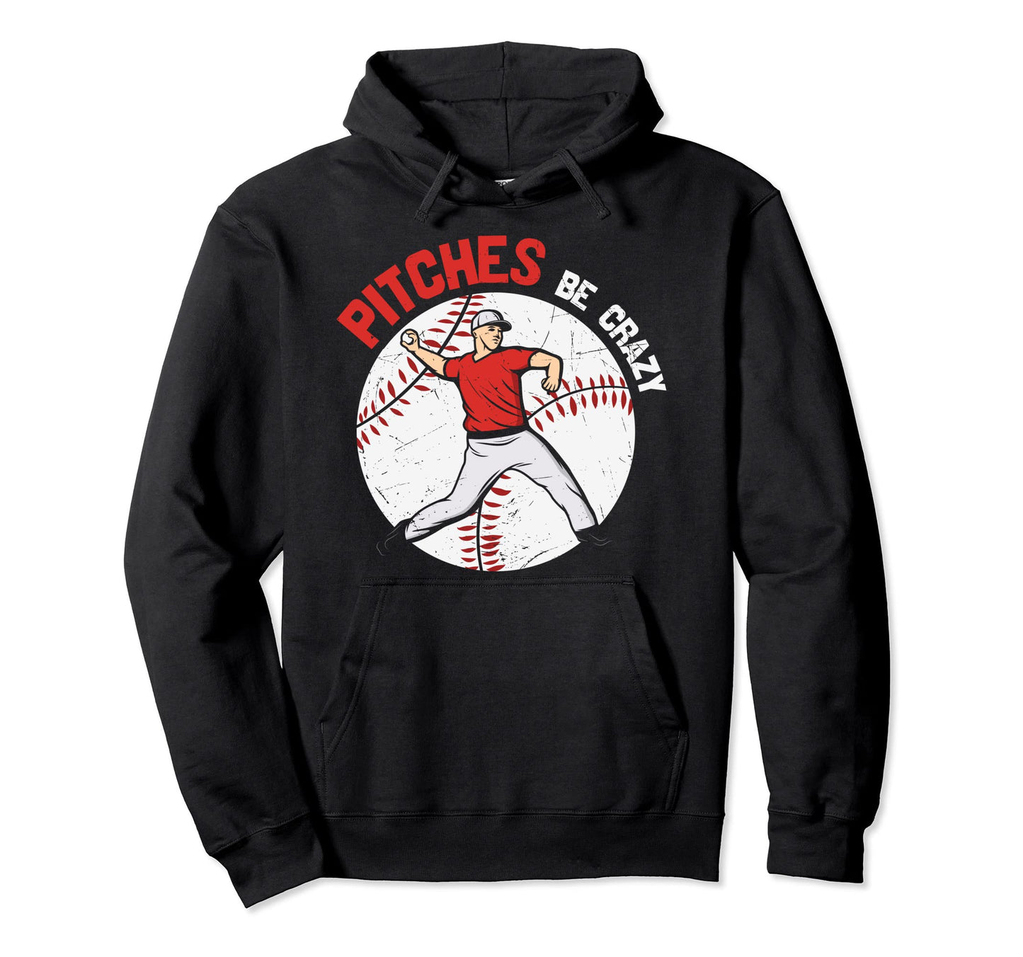 Baseball Funny Baseball Baseball Hoodie - Casual Everyday Wear Men Women - T-Shirt, Sweatshirt, Hoodie