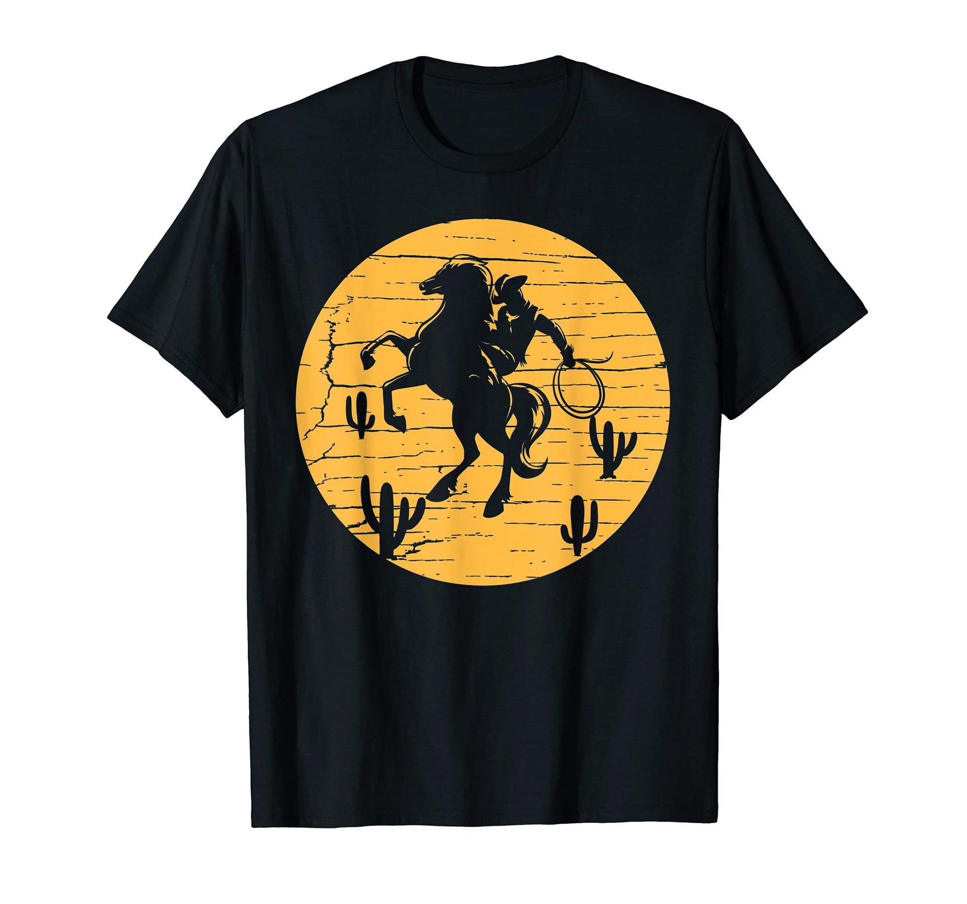 Cowboy Western Country Rodeo Riding T-Shirt - Fun Novelty Design Men Women - T-Shirt, Sweatshirt, Hoodie