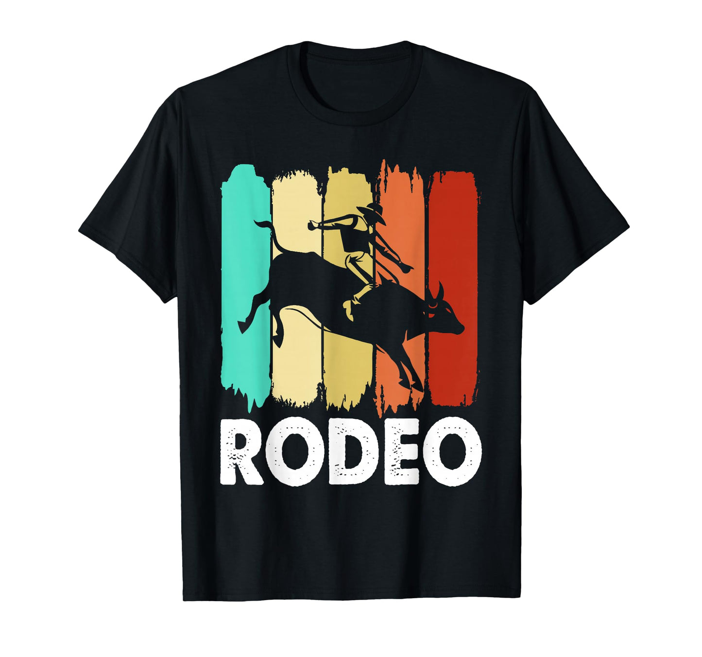 Rodeo Bull Riding Cowboy T-Shirt - Unique Graphic Unisex - T-Shirt, Sweatshirt, Hoodie