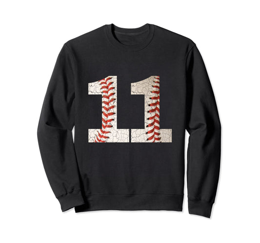 11Th Birthday Gift 11 Years Old Sweatshirt - Aesthetic Graphic Men Women - T-Shirt, Sweatshirt, Hoodie