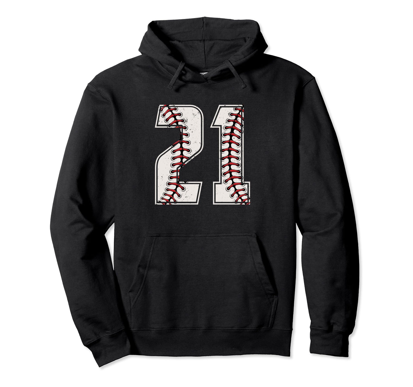 Baseball Player Number 21 Twenty One Hoodie - Unique Graphic Men Women - T-Shirt, Sweatshirt, Hoodie