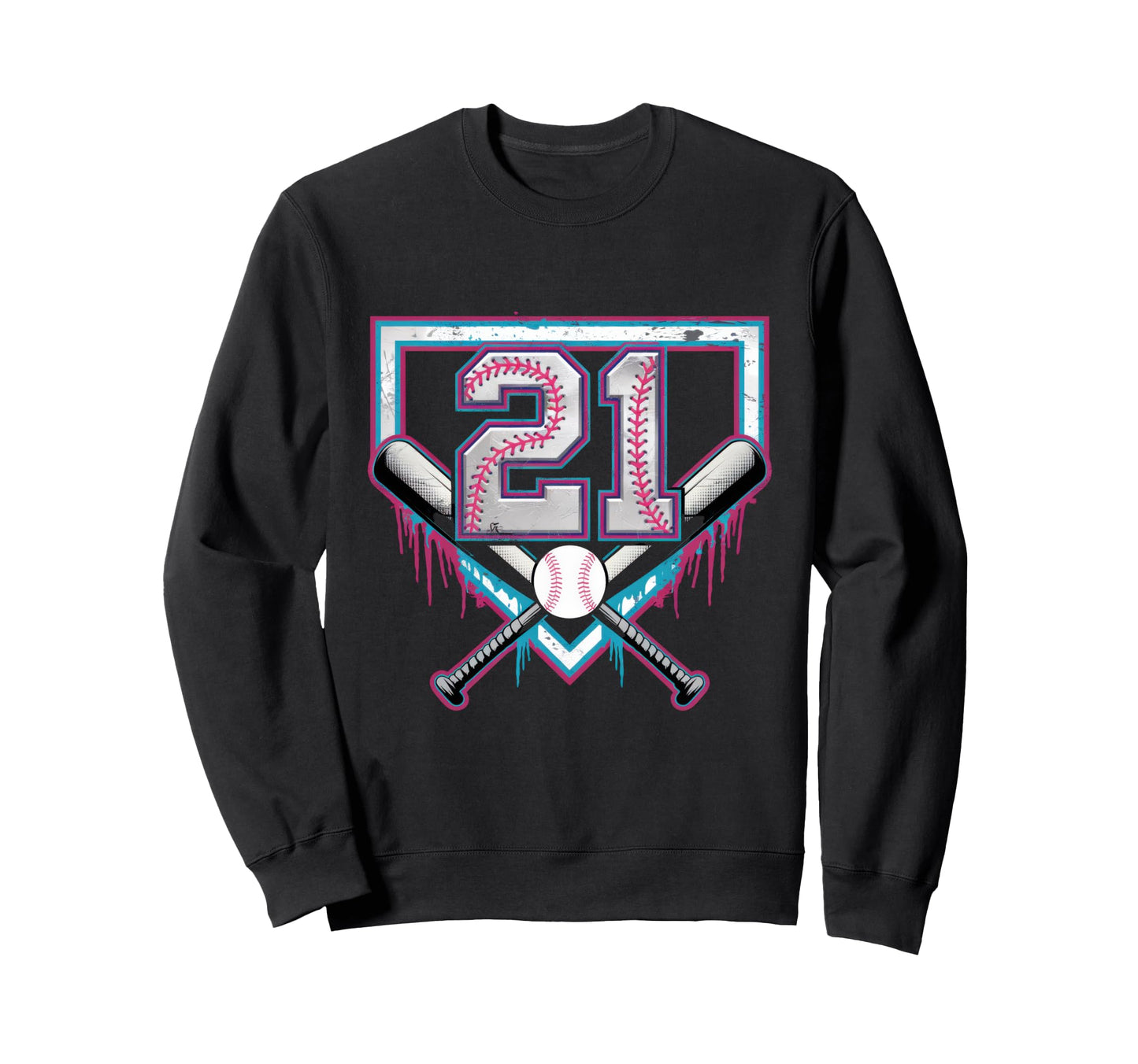 Sprinkle 21Th Birthday Baseball Sweatshirt - Fun Novelty Design Unisex - T-Shirt, Sweatshirt, Hoodie