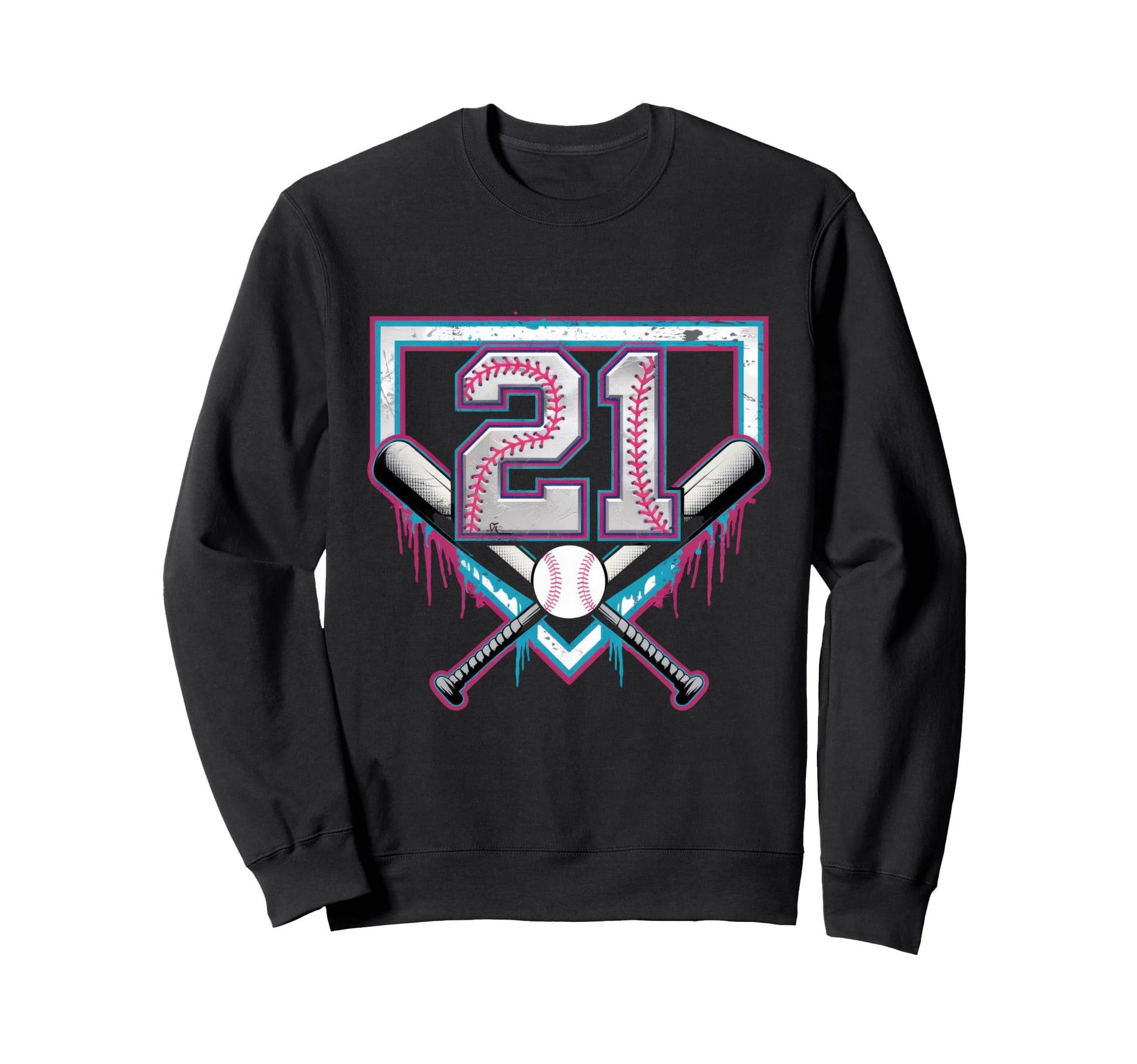 Sprinkle 21Th Birthday Baseball Sweatshirt - Fun Novelty Design Unisex - T-Shirt, Sweatshirt, Hoodie