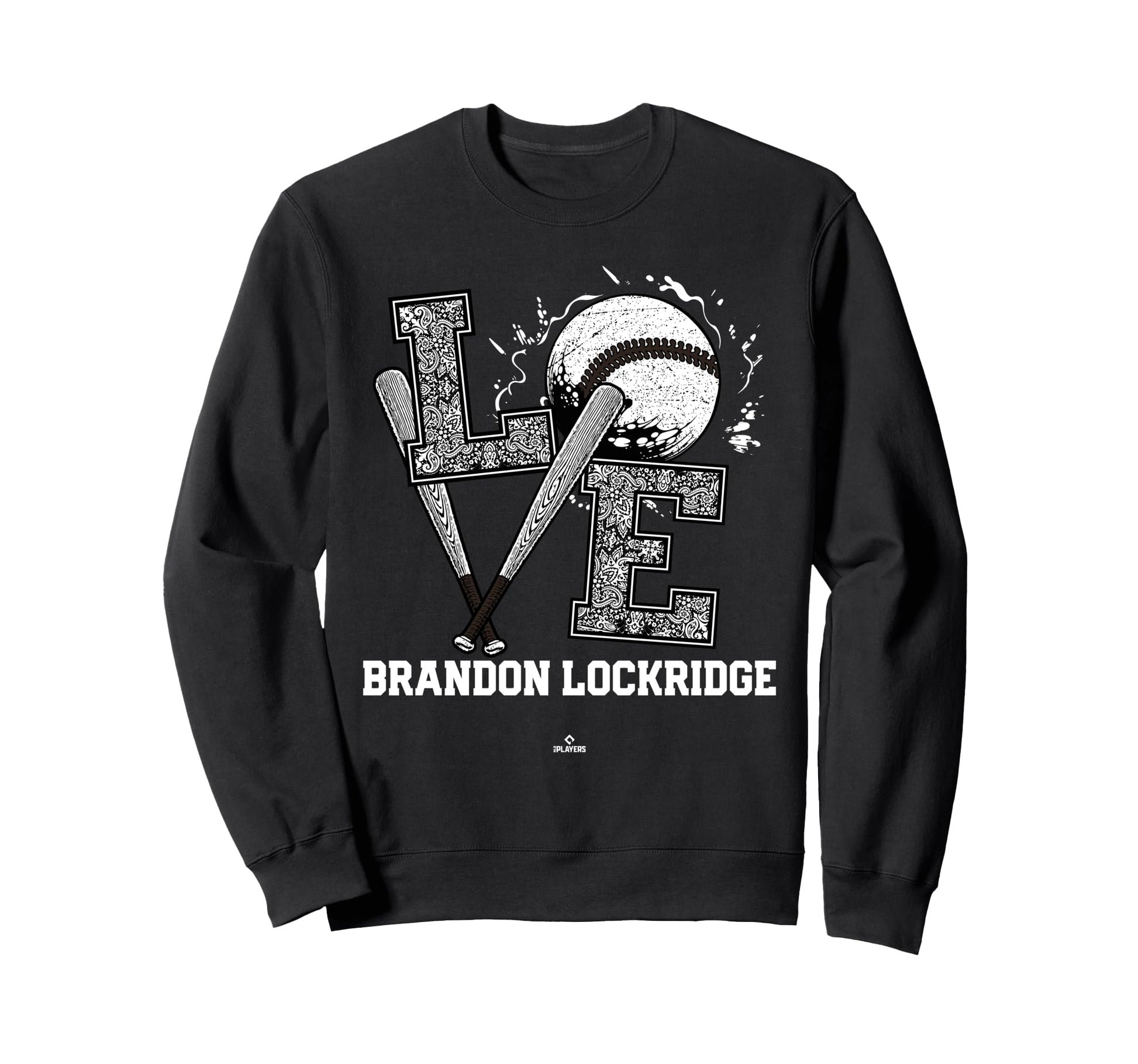 Distressed Baseball Love Brandon Sweatshirt - Aesthetic Graphic for Adults - T-Shirt, Sweatshirt, Hoodie