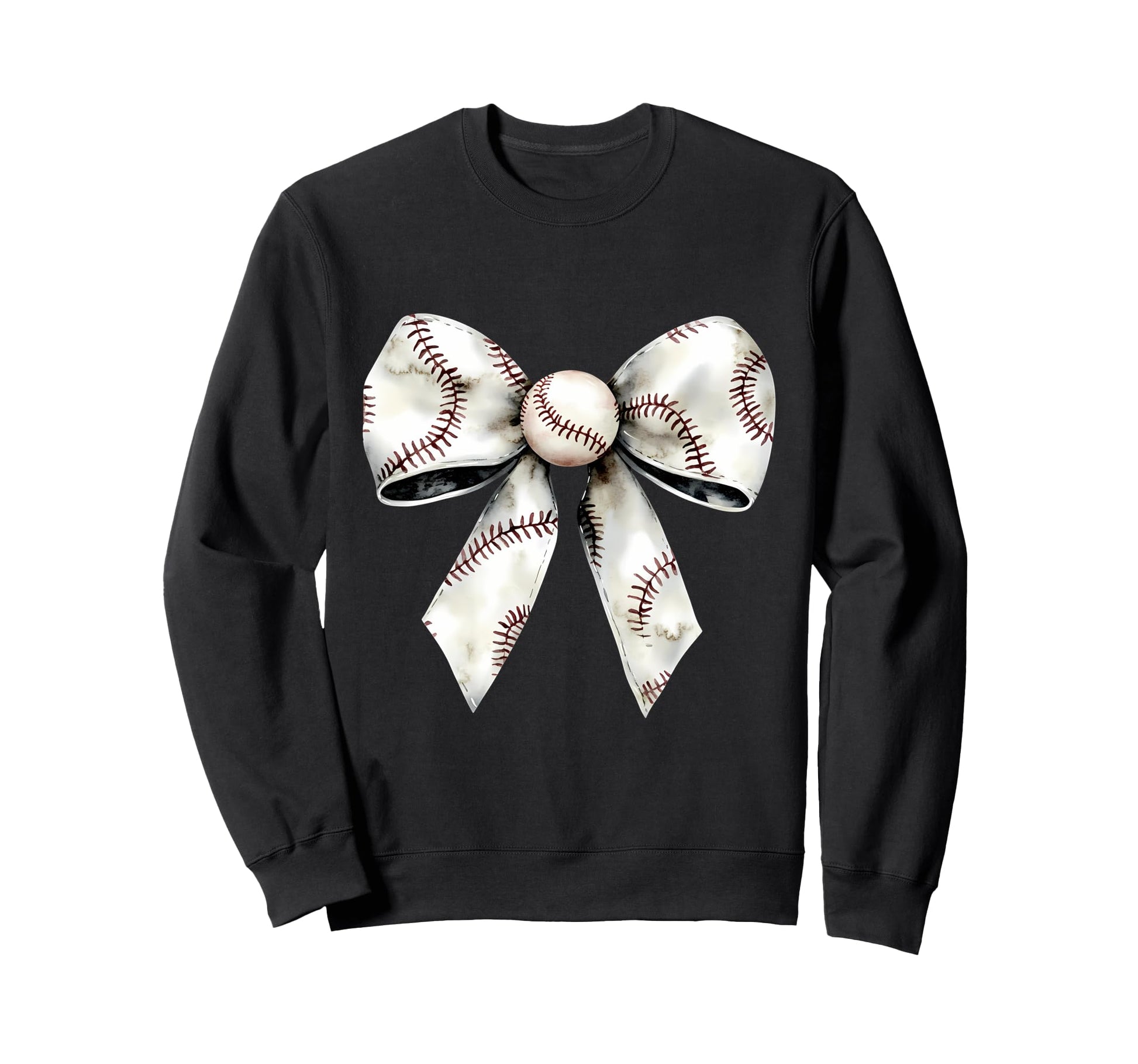 Baseball Coquette Bow Baseball Game Sweatshirt - Graphic Print for Adults - T-Shirt, Sweatshirt, Hoodie