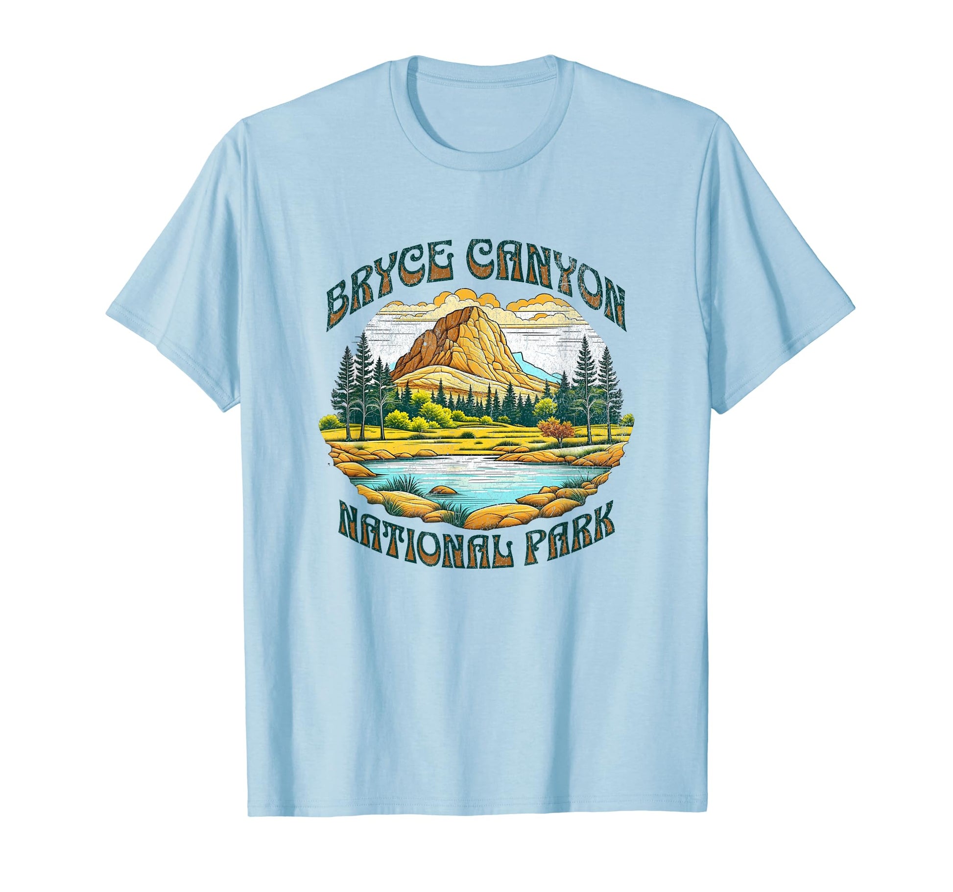 Bryce Canyon National Park Utah Usa T-Shirt - Minimalist Print Unisex - T-Shirt, Sweatshirt, Hoodie