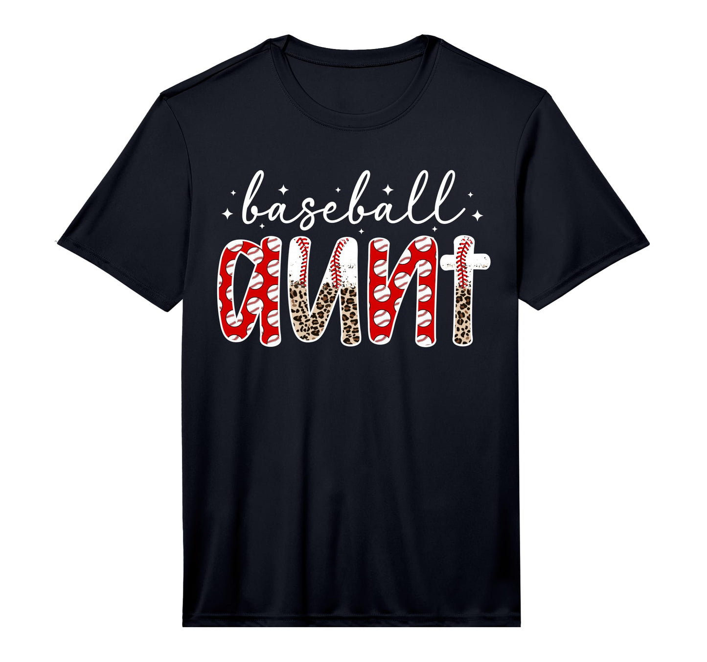 Mens Baseball Aunt Leopard Aunt T-Shirt - Streetwear Style for Adults - T-Shirt, Sweatshirt, Hoodie