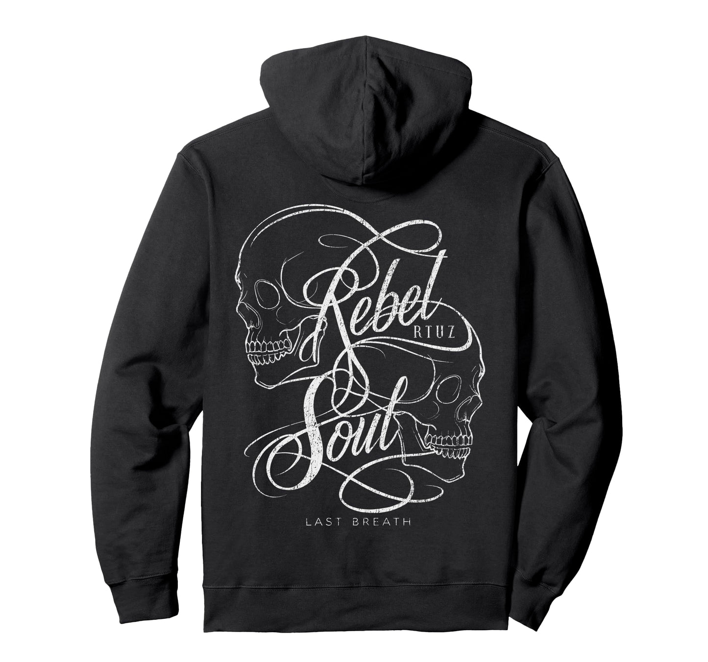 Back Y2K Streetwear Skull Hoodie - Streetwear Style for Adults - T-Shirt, Sweatshirt, Hoodie