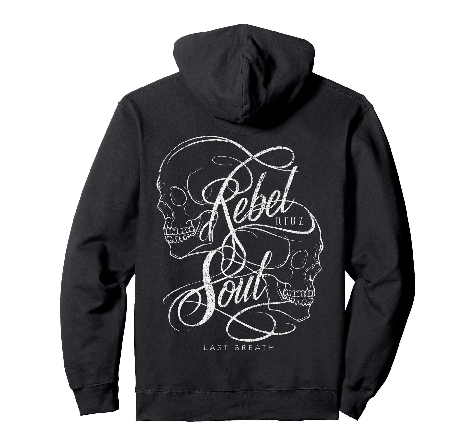 Back Y2K Streetwear Skull Hoodie - Streetwear Style for Adults - T-Shirt, Sweatshirt, Hoodie