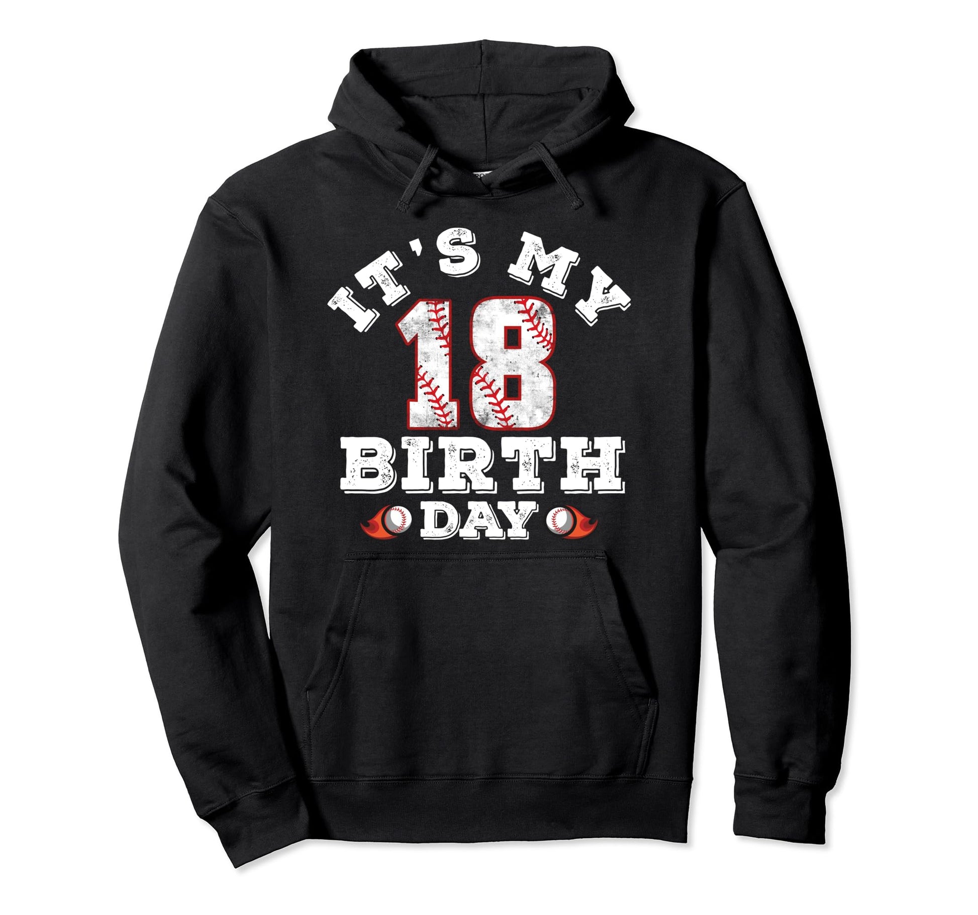 Its My 18Th Birthday 18 Year Old Hoodie - Custom Art Print for Adults - T-Shirt, Sweatshirt, Hoodie