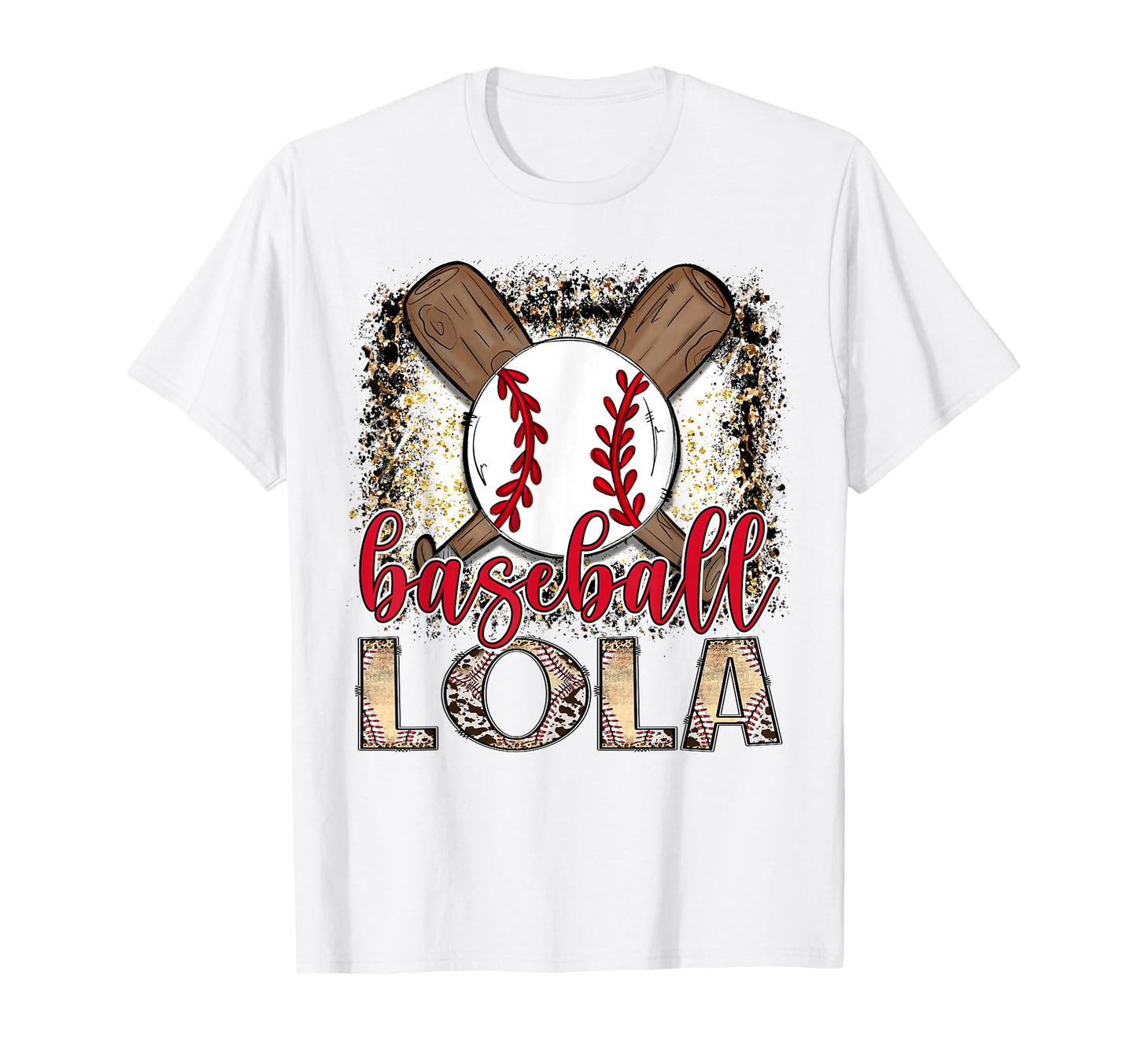 Baseball Lola Leopard Proud Ball T-Shirt - Streetwear Style for Adults - T-Shirt, Sweatshirt, Hoodie
