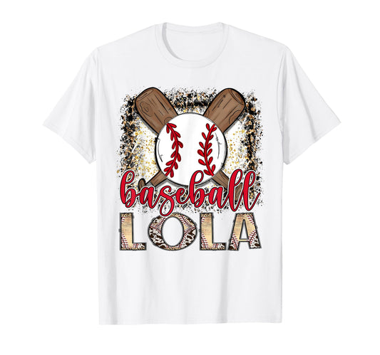 Baseball Lola Leopard Proud Ball T-Shirt - Streetwear Style for Adults - T-Shirt, Sweatshirt, Hoodie