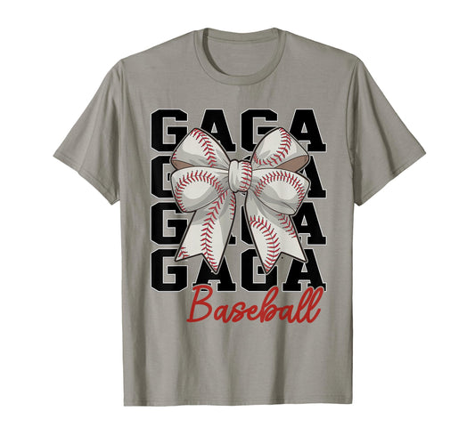 Baseball Gaga Coquette Bow Biggest Fan T-Shirt - Aesthetic Graphic Unisex - T-Shirt, Sweatshirt, Hoodie