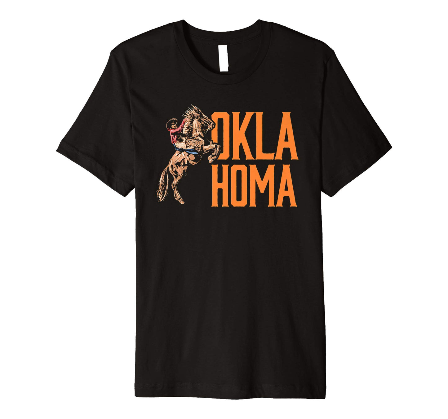 Oklahoma Roping Cowboy T-Shirt - Streetwear Style Unisex - T-Shirt, Sweatshirt, Hoodie