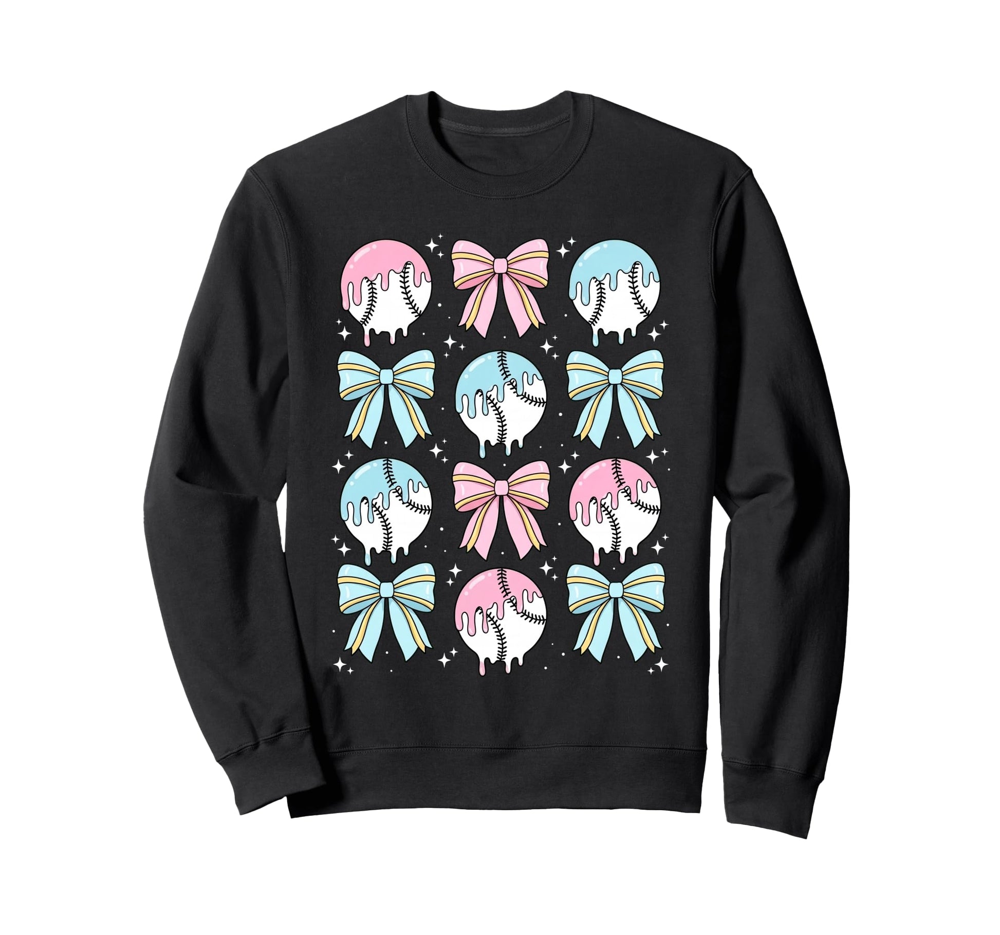 Baseball Drip Ice Cream Mom Sister Sweatshirt - Streetwear Style Men Women - T-Shirt, Sweatshirt, Hoodie