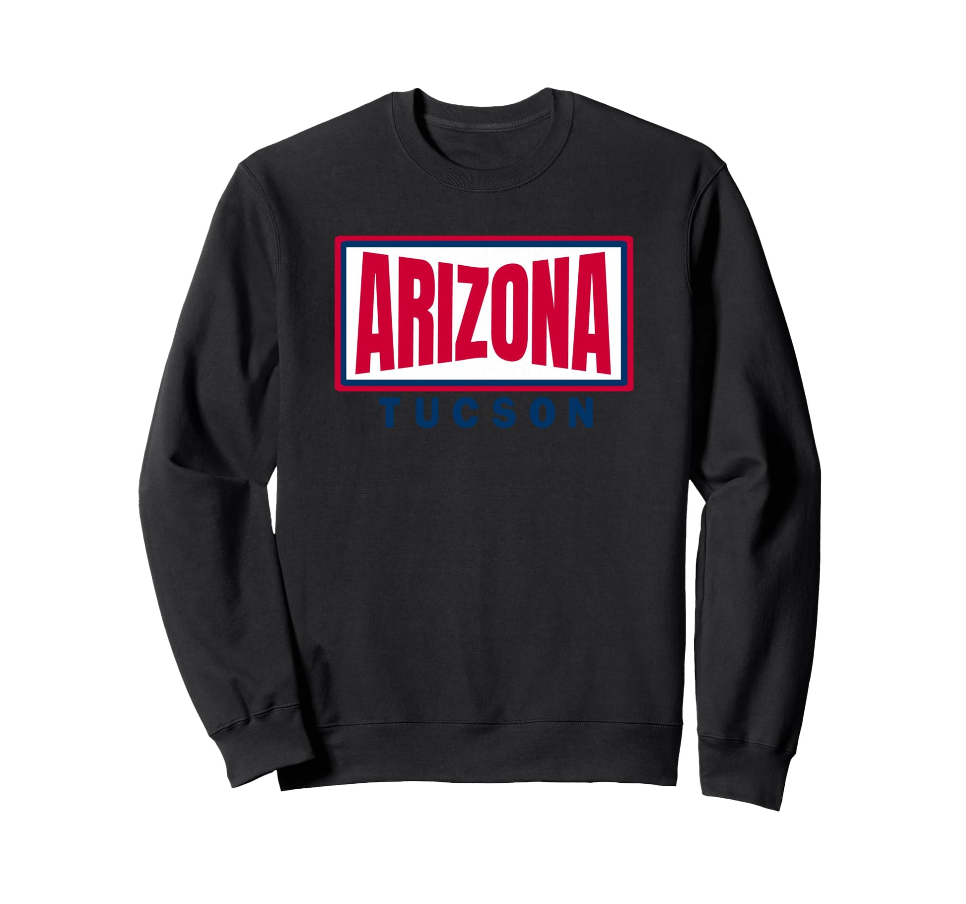 Tucson Arizona Red Blue Striped Arizona Sweatshirt - Trendy Graphic Unisex - T-Shirt, Sweatshirt, Hoodie