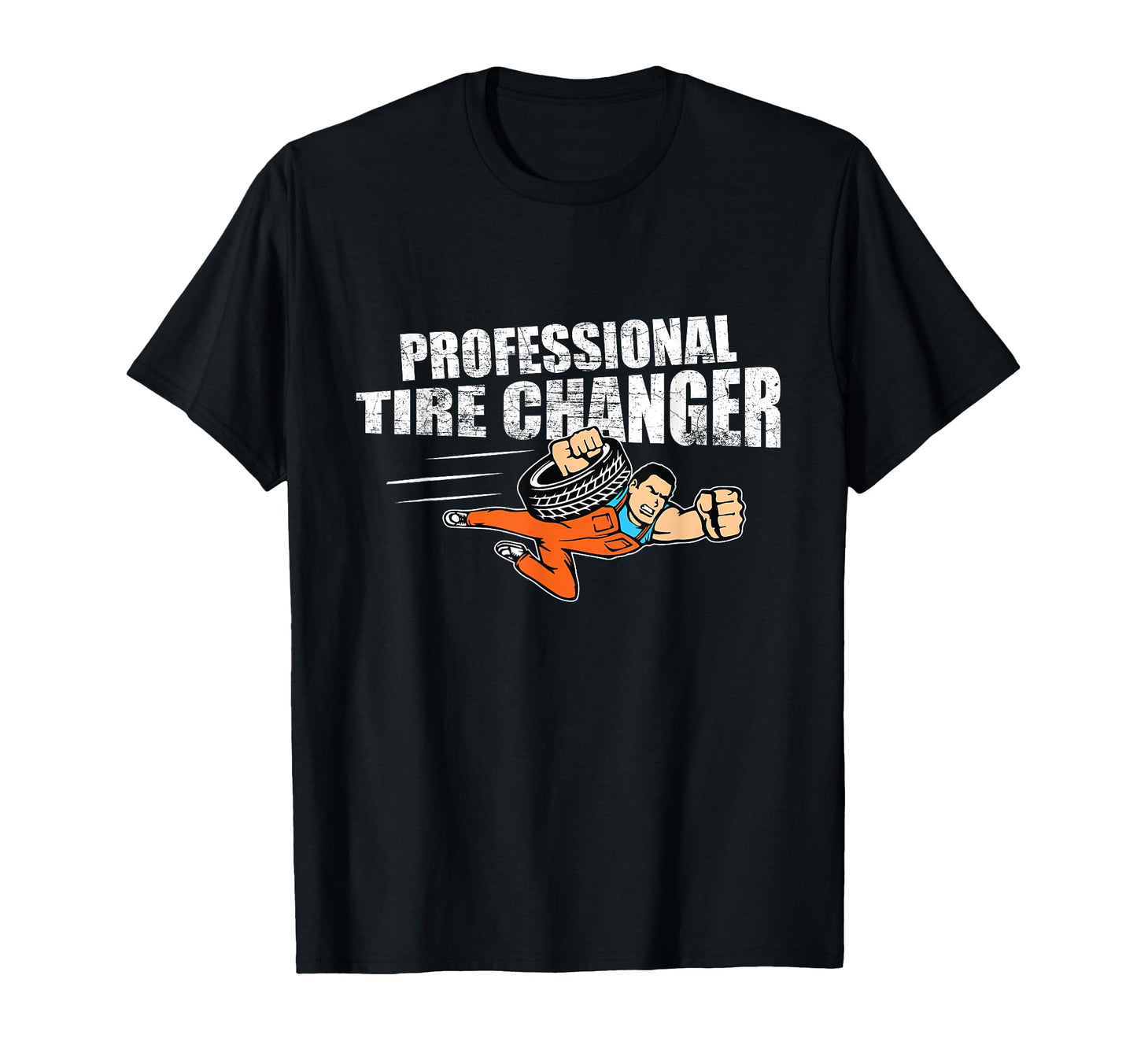 Professional Tire Changer Car T-Shirt - Custom Art Print for Adults - T-Shirt, Sweatshirt, Hoodie