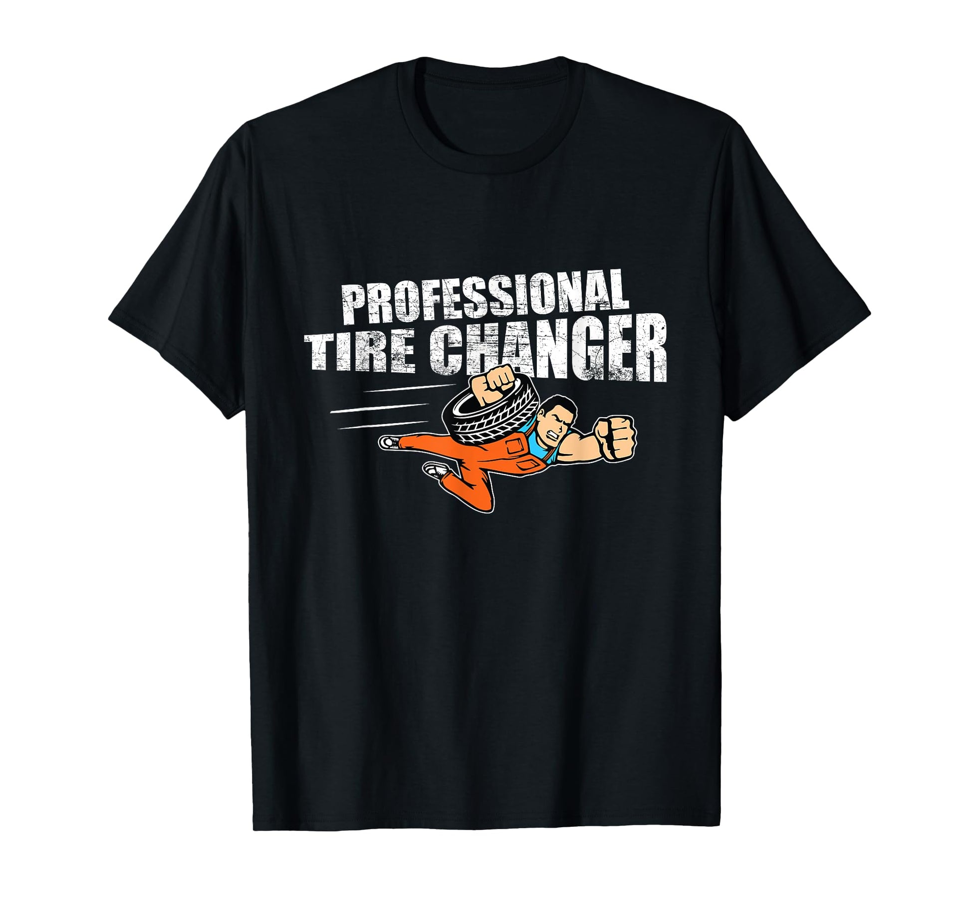 Professional Tire Changer Car T-Shirt - Custom Art Print for Adults - T-Shirt, Sweatshirt, Hoodie