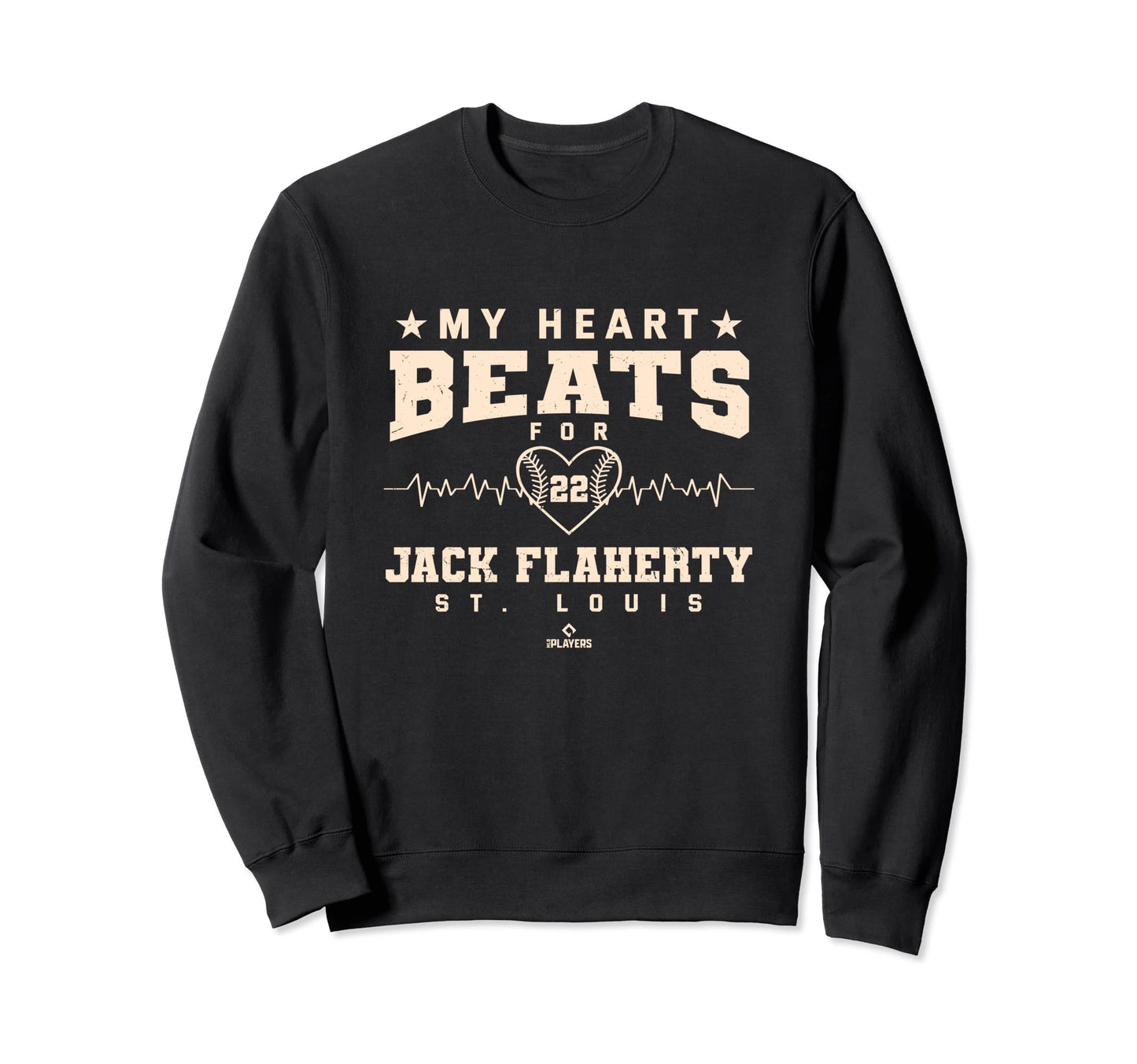 My Heart Beats Jack Flaherty Sweatshirt - Trendy Graphic Men Women - T-Shirt, Sweatshirt, Hoodie