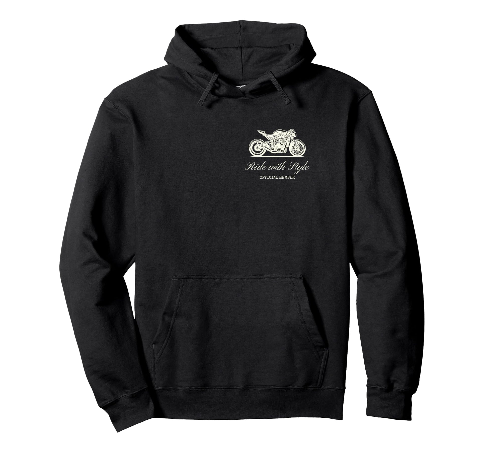Motorcycle Club Front And Back Hoodie - Graphic Print Men Women - T-Shirt, Sweatshirt, Hoodie