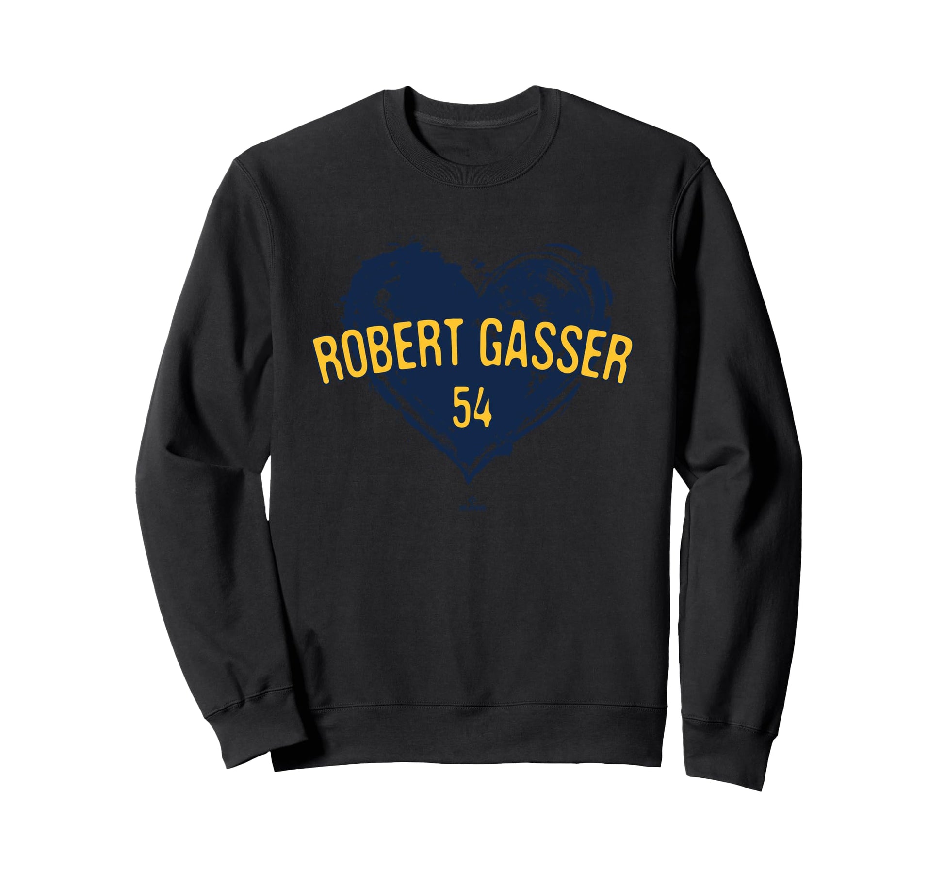 Distressed Heart Robert Gasser Sweatshirt - Minimalist Print for Adults - T-Shirt, Sweatshirt, Hoodie