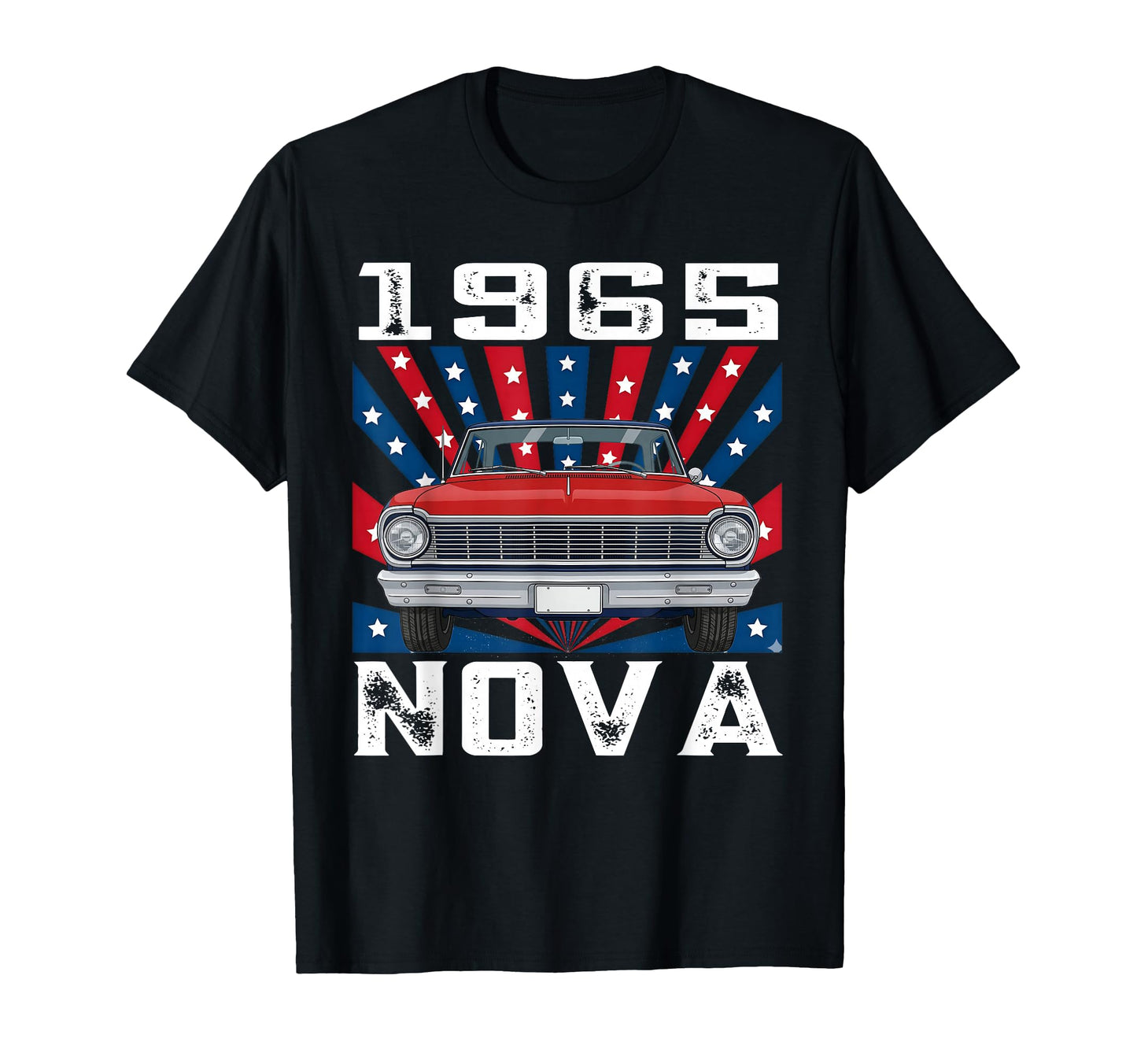 1965 65 Nova Silhouette Muscle Car T-Shirt - Trendy Graphic Men Women - T-Shirt, Sweatshirt, Hoodie
