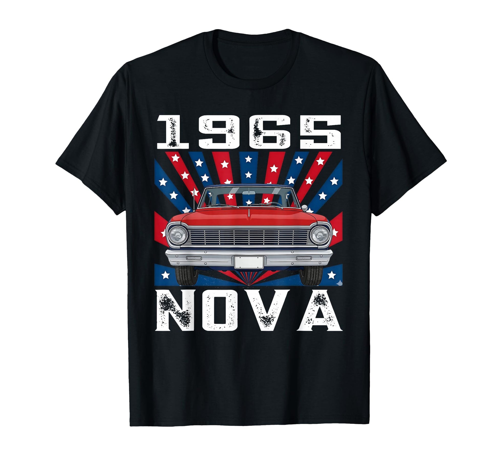 1965 65 Nova Silhouette Muscle Car T-Shirt - Trendy Graphic Men Women - T-Shirt, Sweatshirt, Hoodie