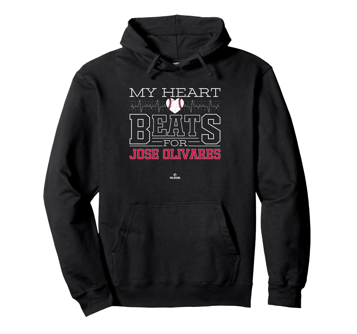 My Heart Beats Jose Olivares Prospect Hoodie - Custom Art Print Men Women - T-Shirt, Sweatshirt, Hoodie