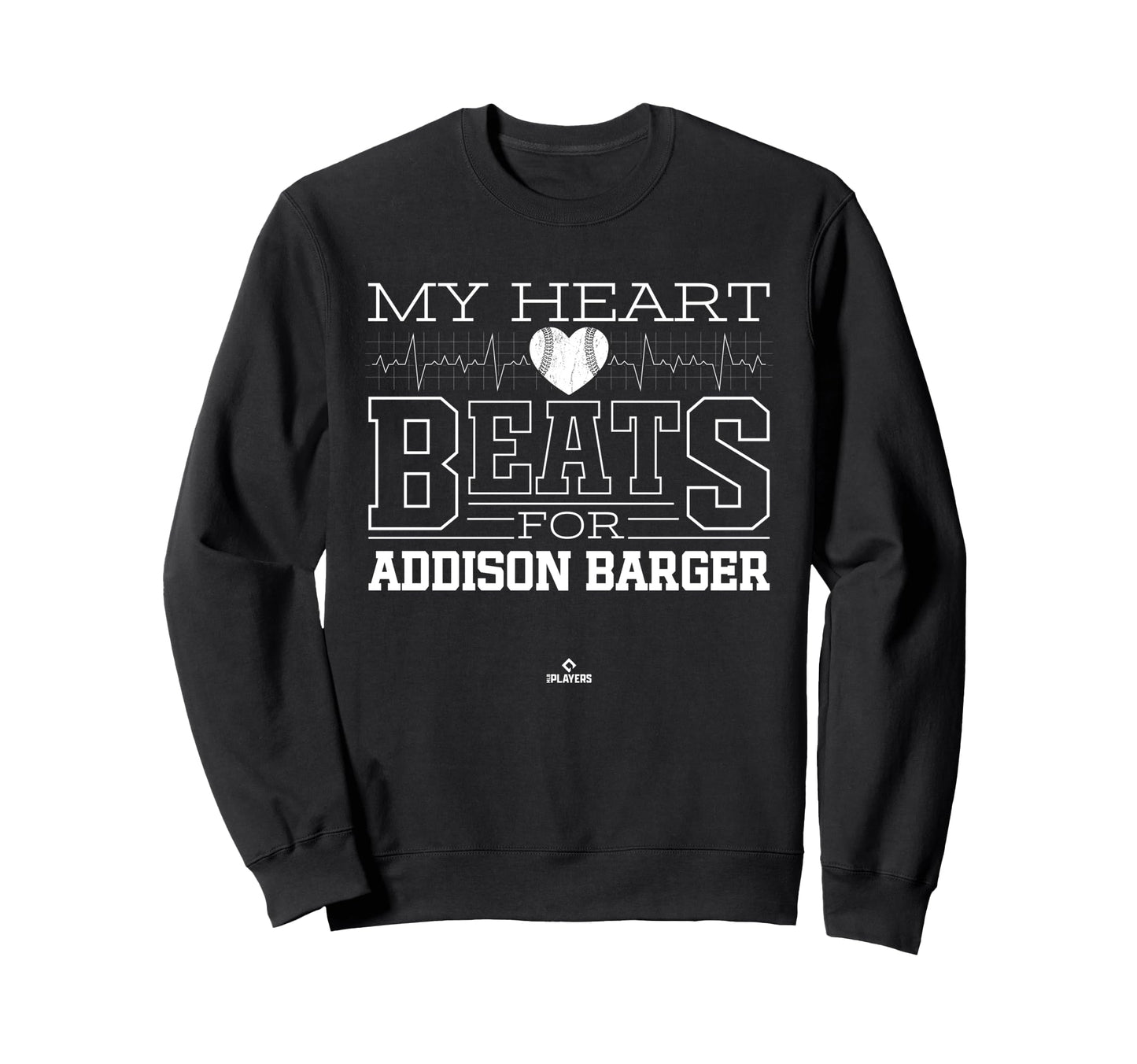 My Heart Beats Addison Barger Sweatshirt - Unique Graphic for Adults - T-Shirt, Sweatshirt, Hoodie