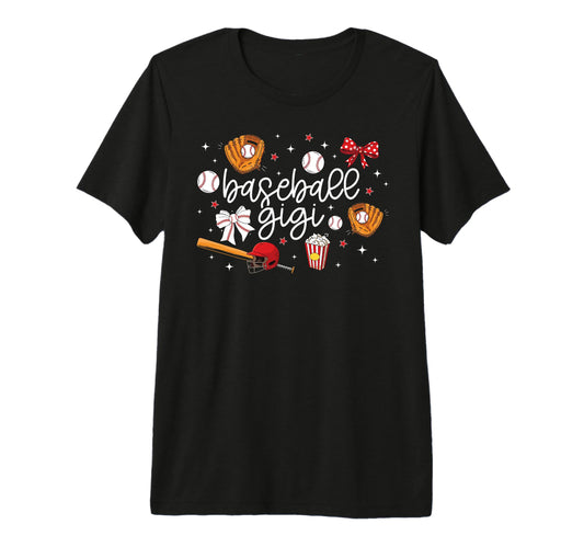 Baseball Gigi Coquette Gigi T-Shirt - Casual Everyday Wear Men Women - T-Shirt, Sweatshirt, Hoodie