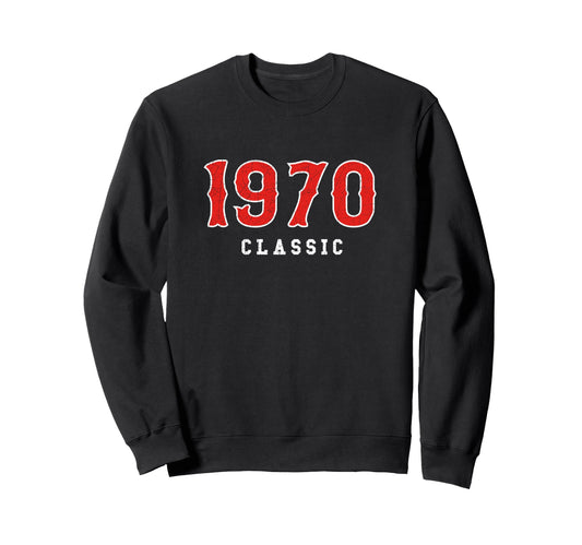 55 Year Old 1970 Baseball Fan 55Th Sweatshirt - Graphic Print Men Women - T-Shirt, Sweatshirt, Hoodie